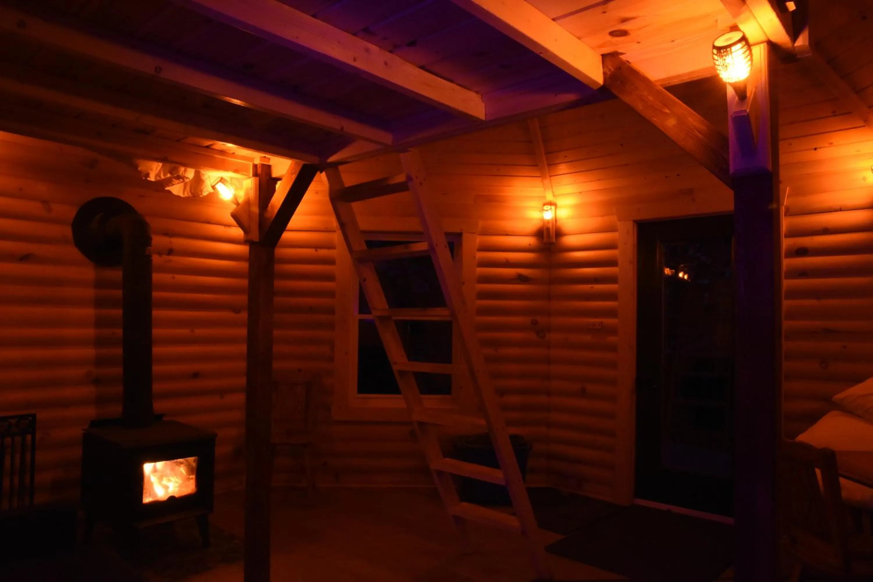 Seating area in Les Racines du p'tit Isidore