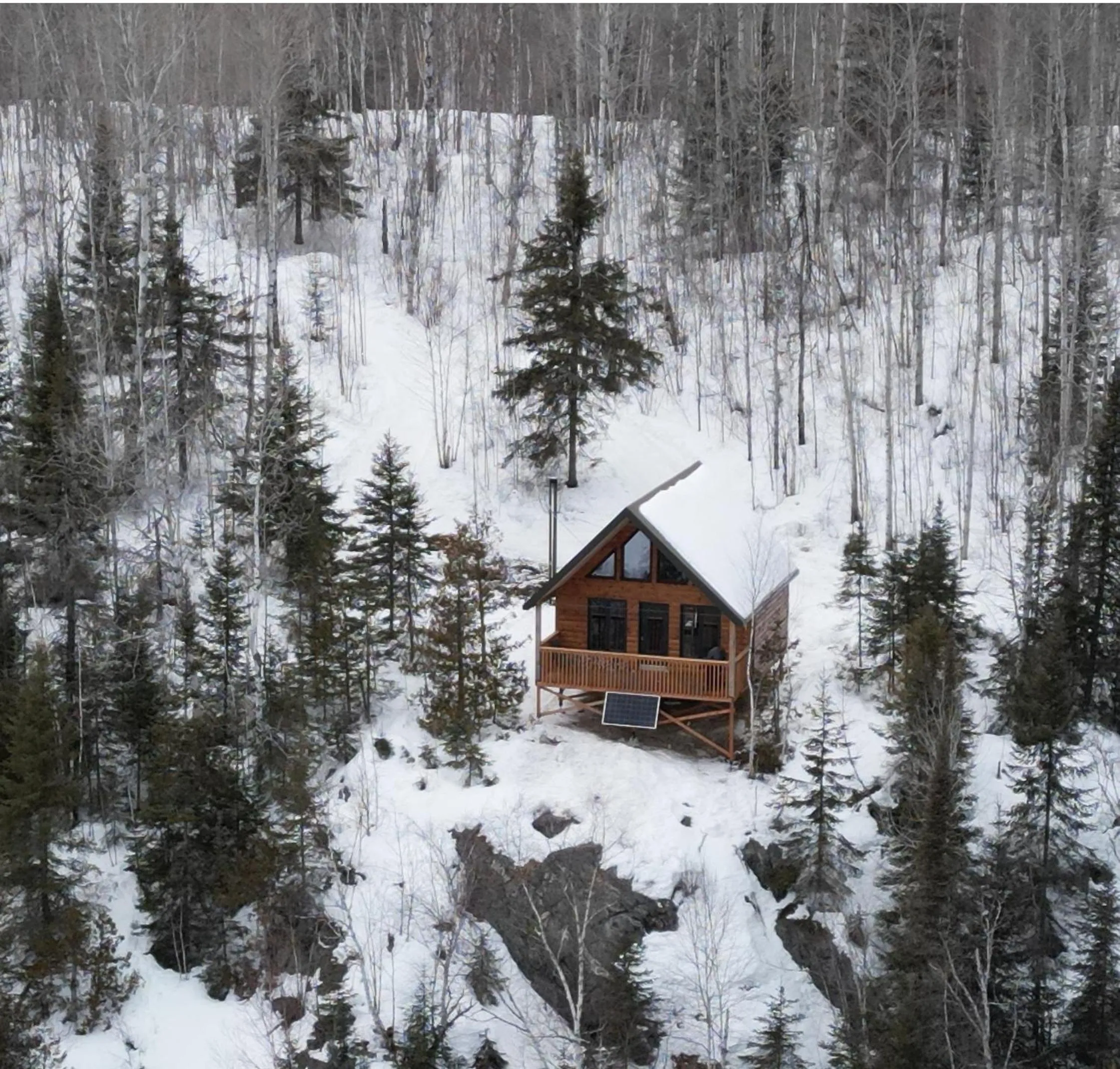 Natural landscape in Les Racines du p'tit Isidore