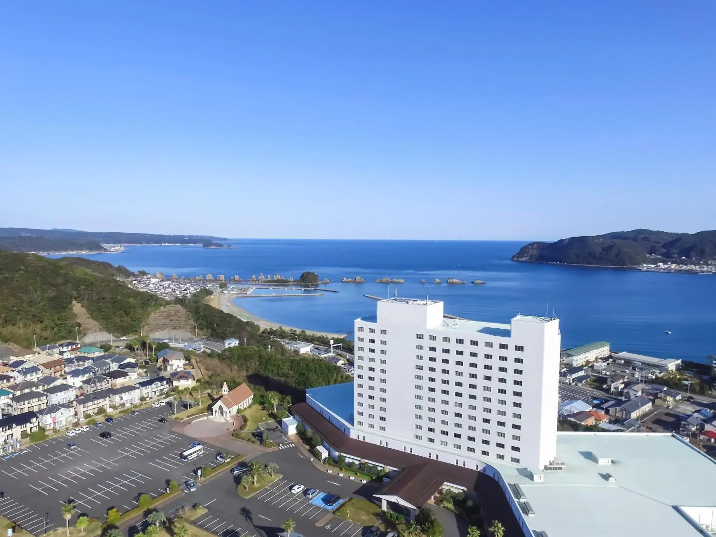 Bird's eye view, Bird's-eye View in Kushimoto Royal Hotel, Nanki Bird's eye view, Bird's-eye View in Kushimoto Royal Hotel, Nanki