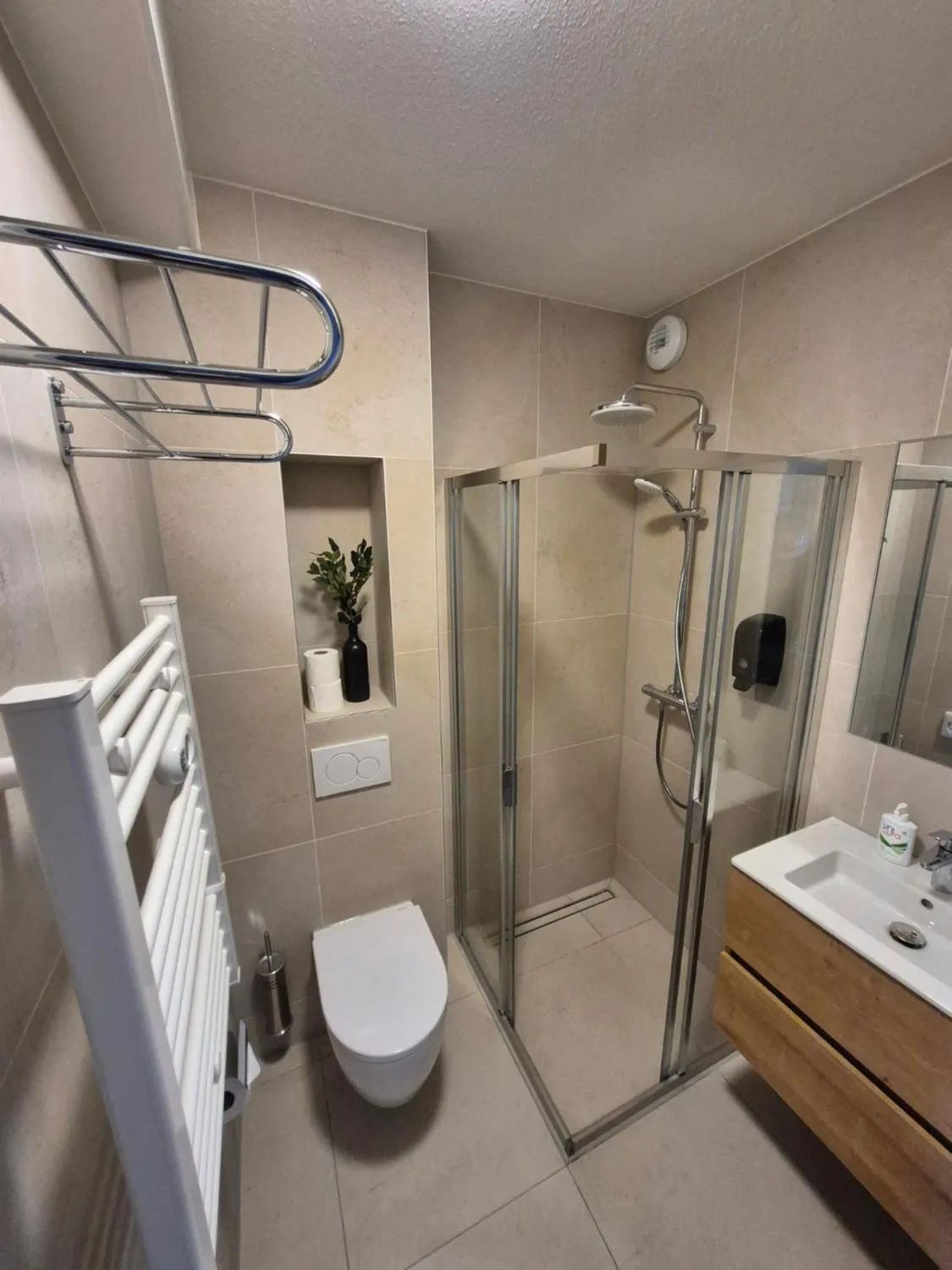 Shower in Hotel Restaurant 't Trefpunt