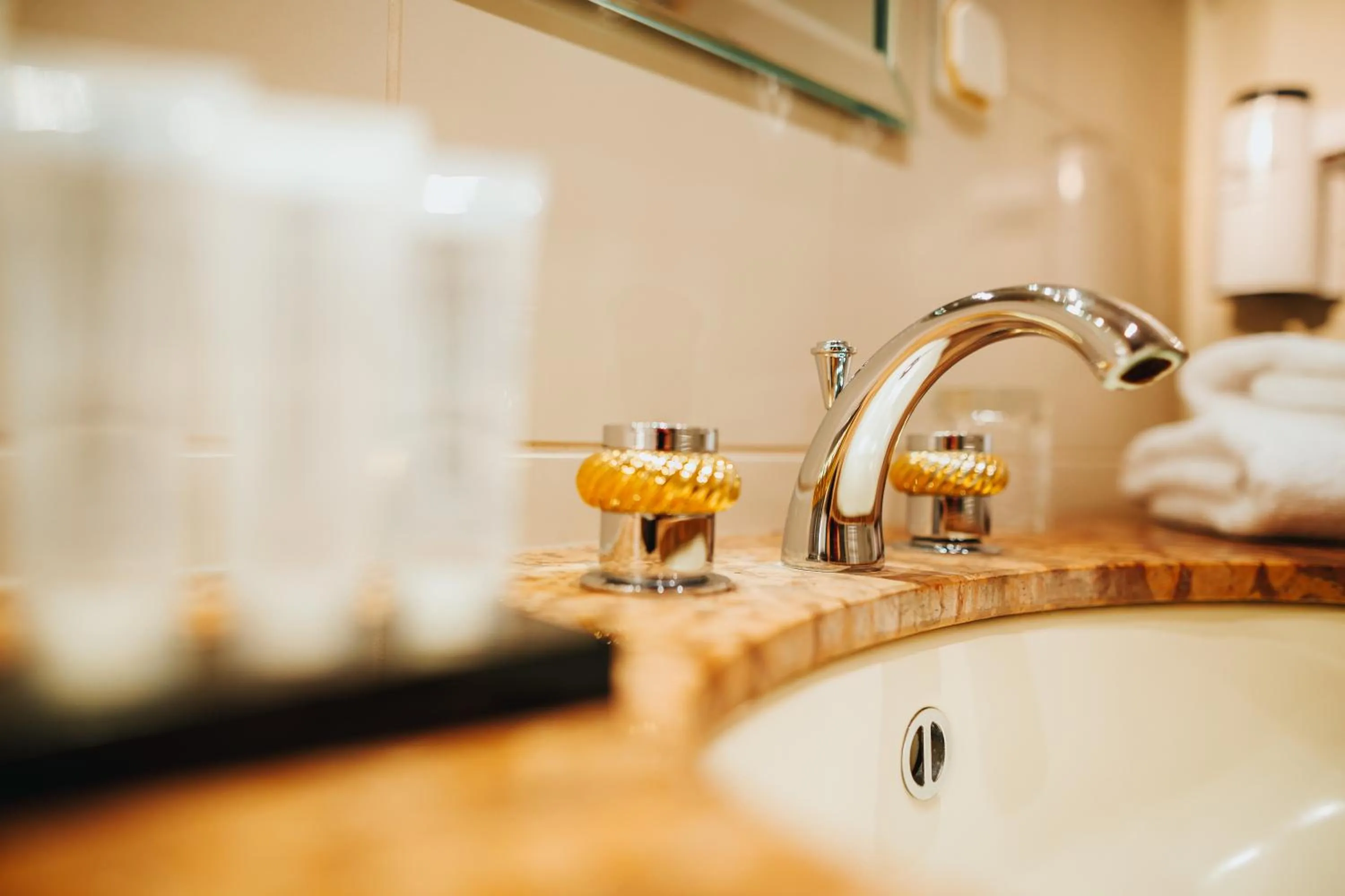 Bathroom in Meissmers Hotel