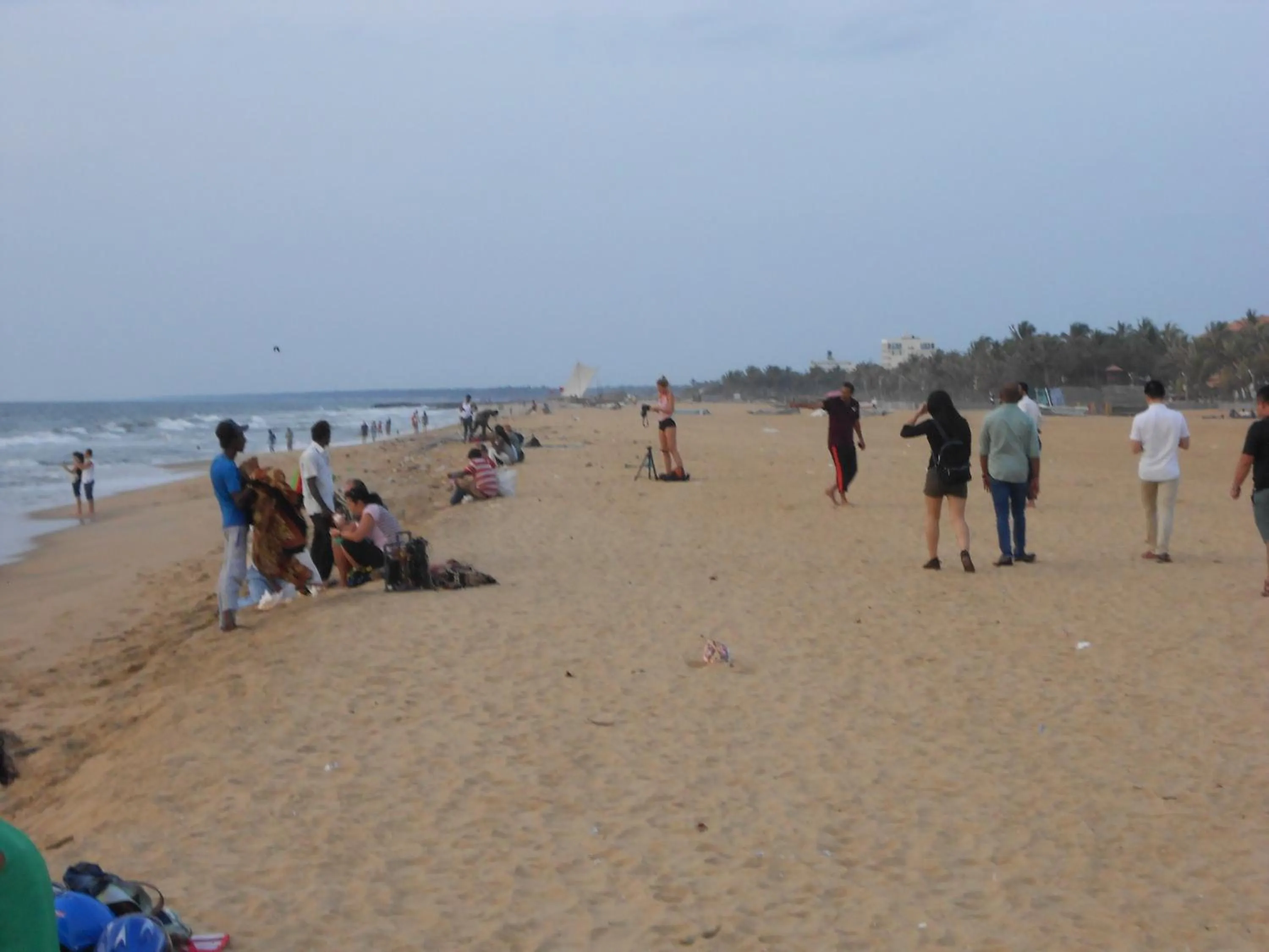 Beach in Shanith Guesthouse Negombo , beach road