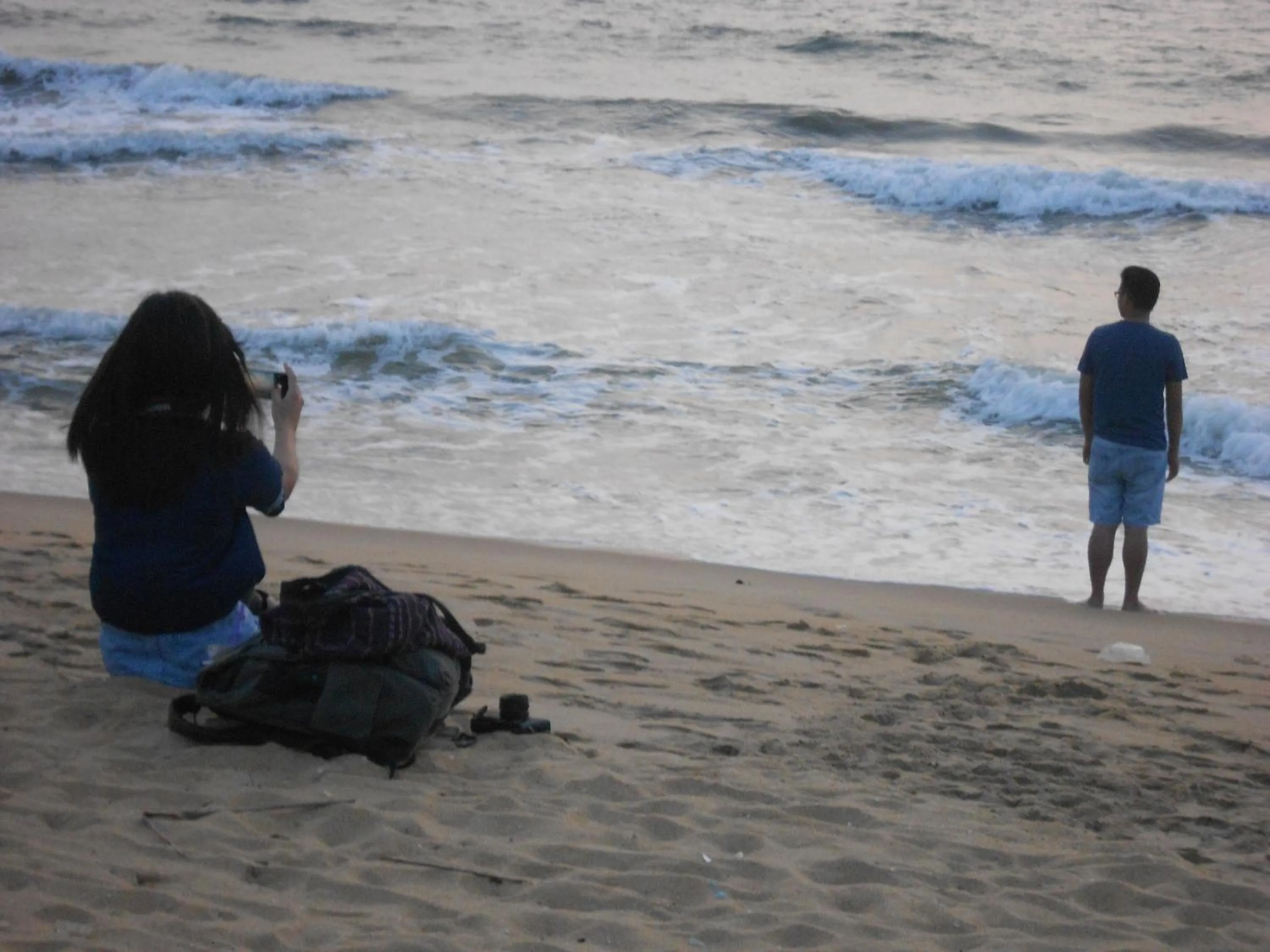 Beach in Shanith Guesthouse Negombo , beach road