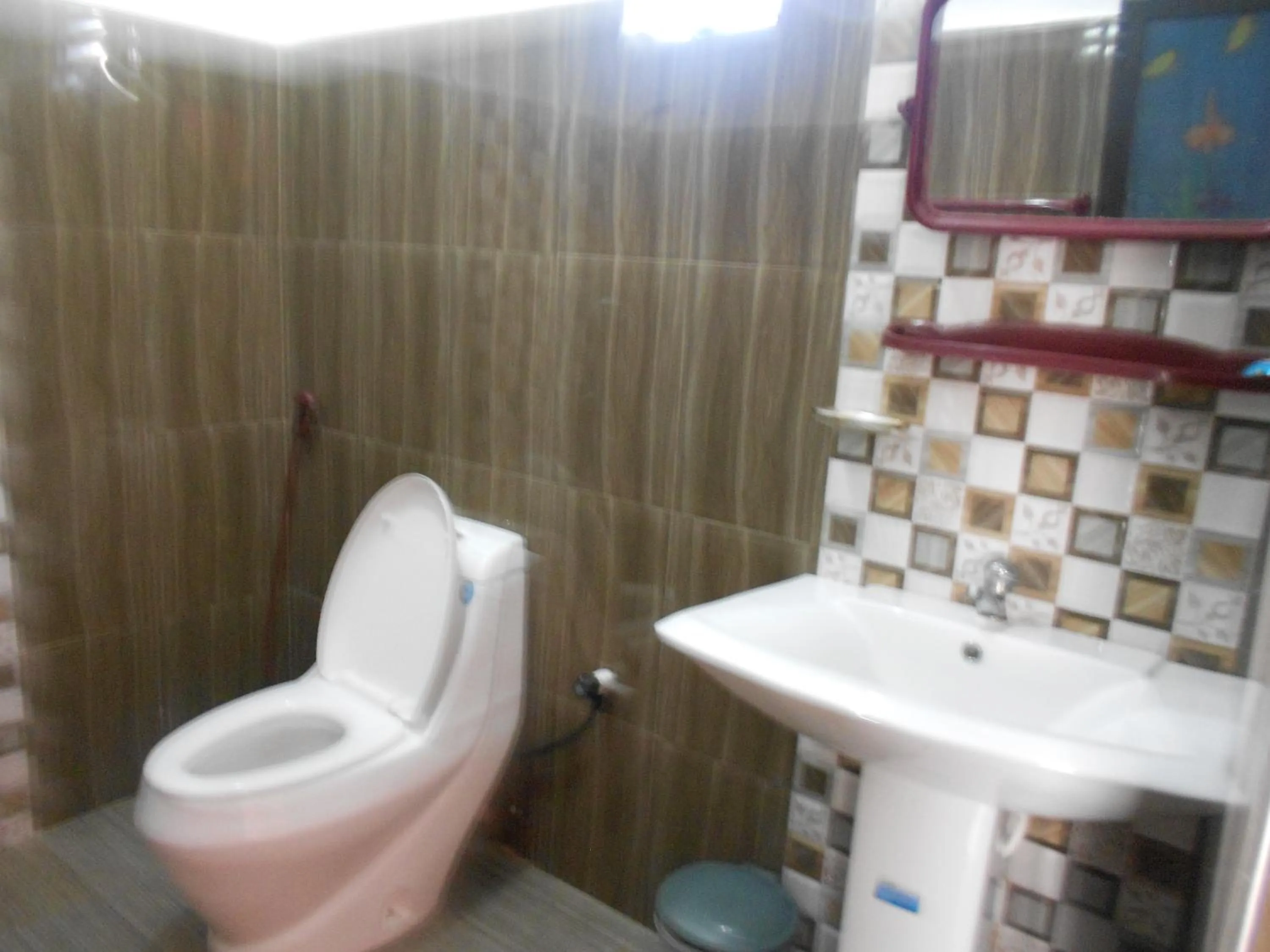 Toilet in Shanith Guesthouse Negombo , beach road
