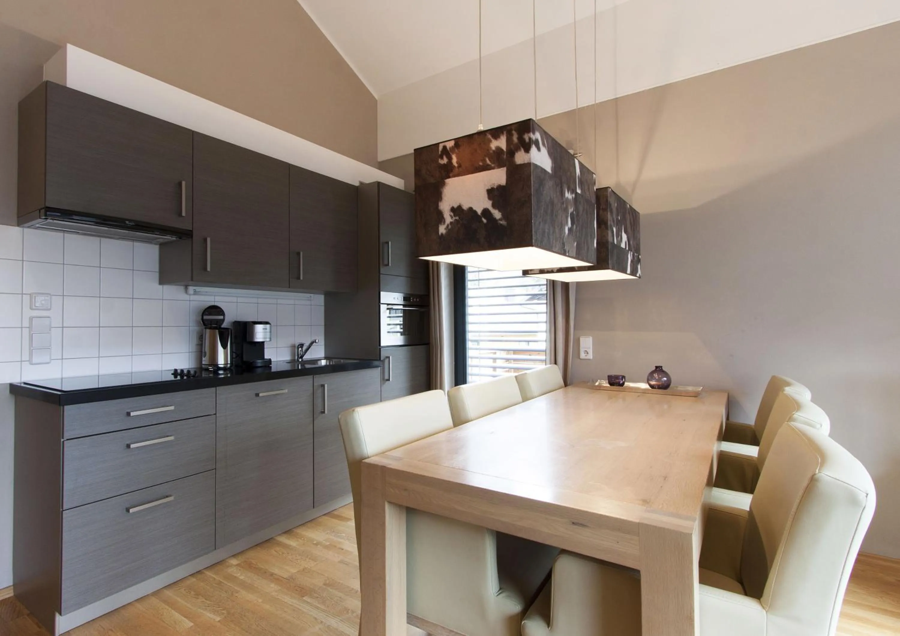 Kitchen or kitchenette in Appart Laijola