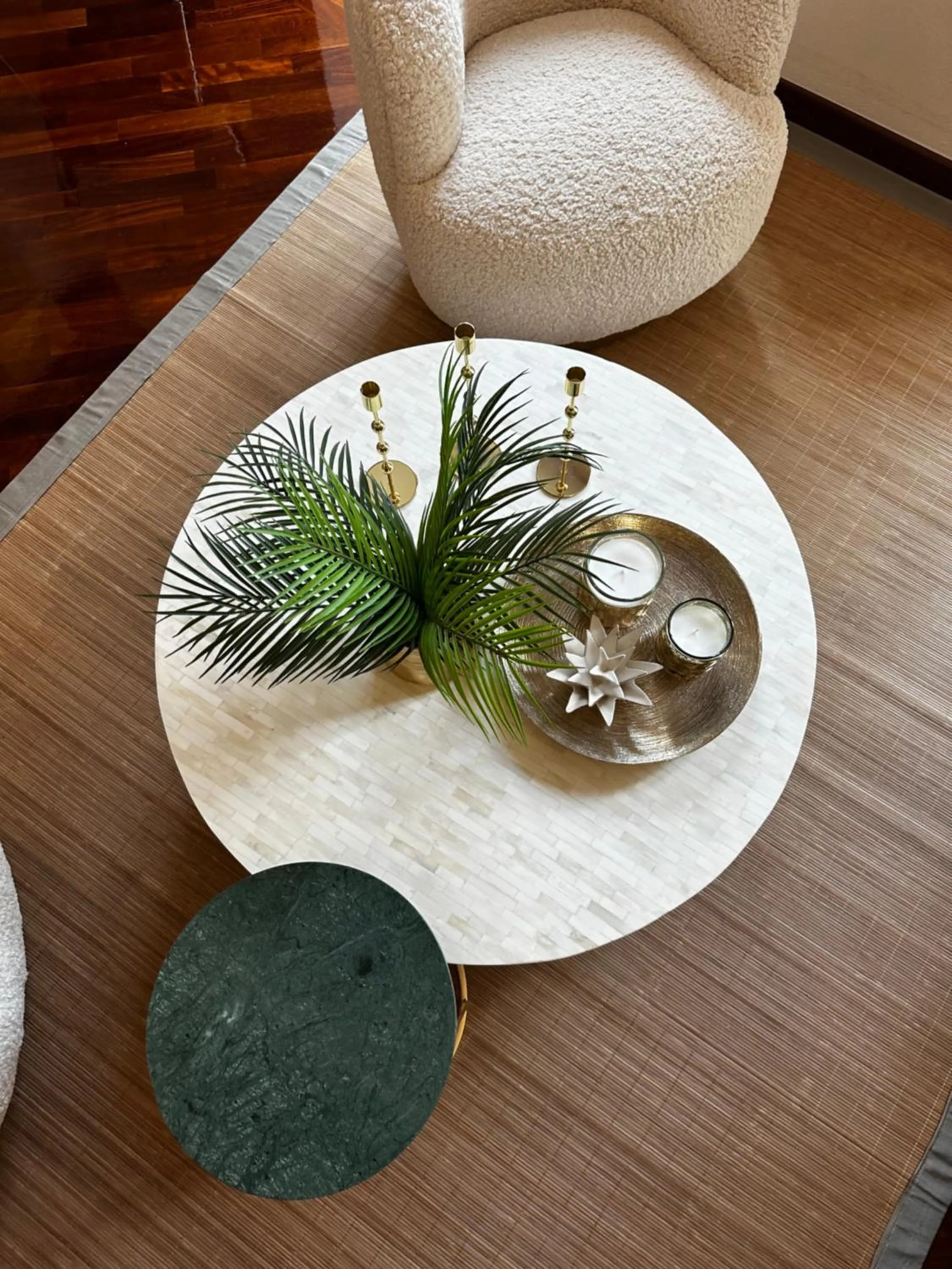 Seating area in Hotel Antica Stallera