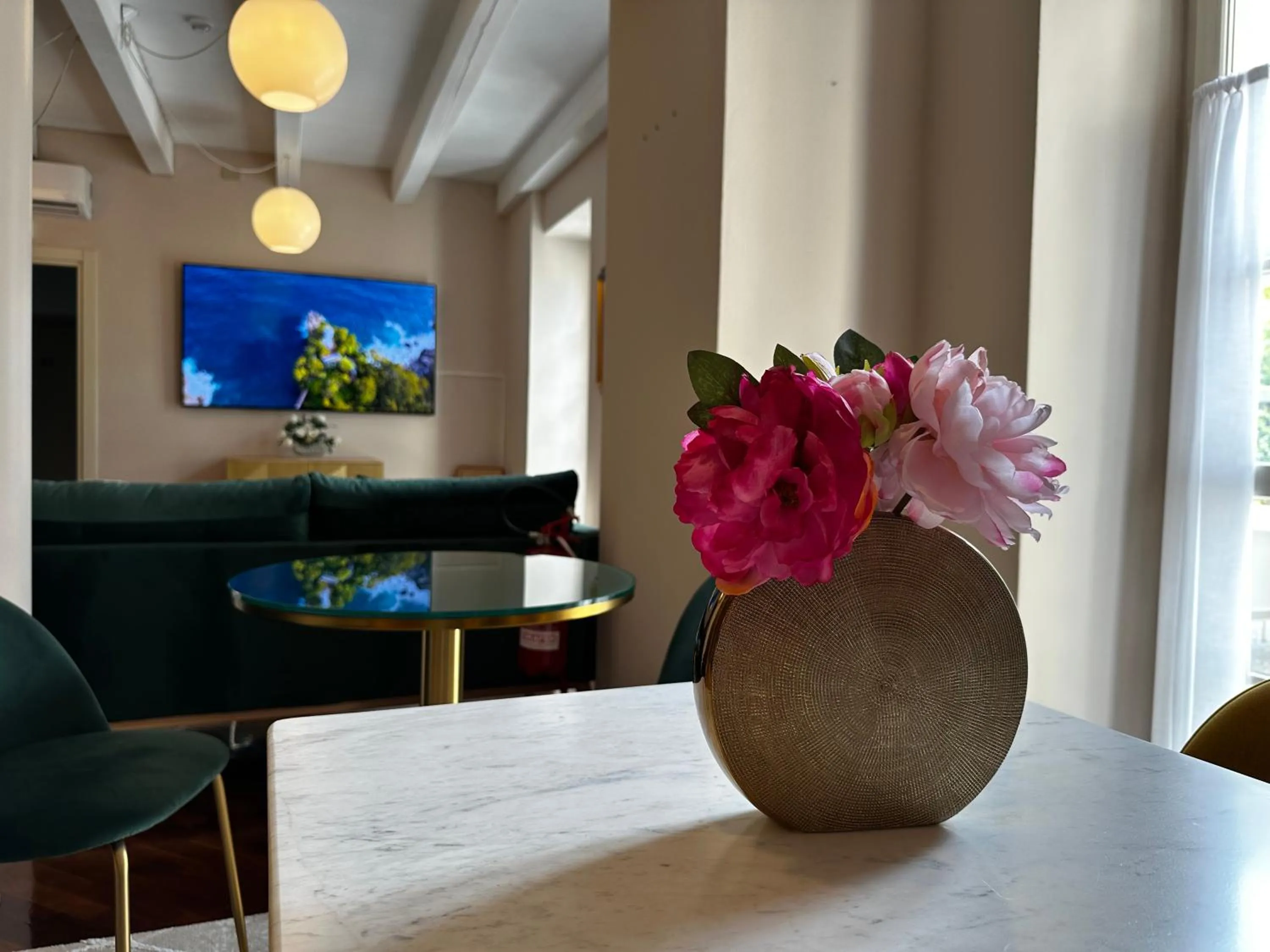 Decorative detail in Hotel Antica Stallera