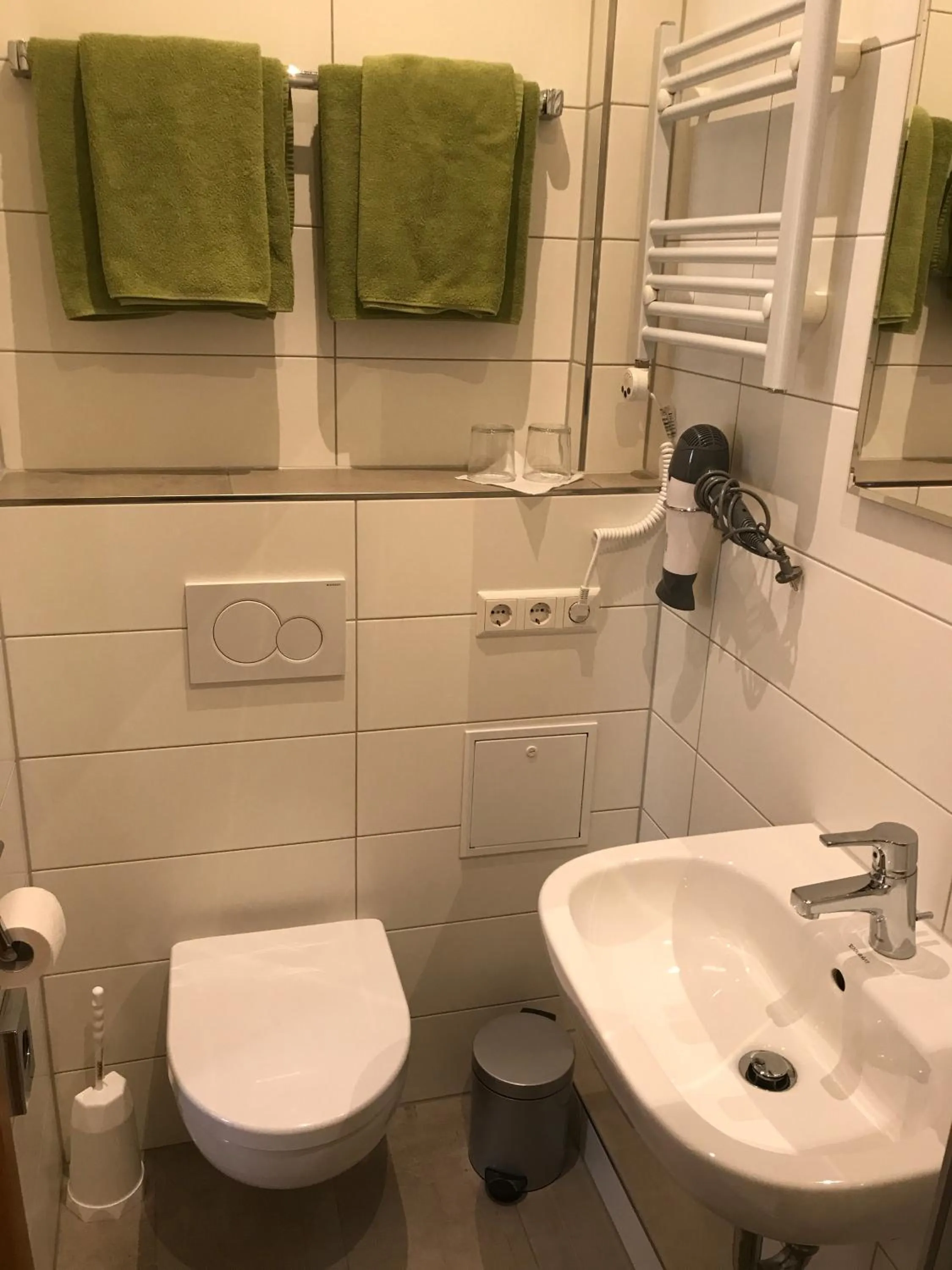Toilet in Hotel und Wirtshaus Löwen