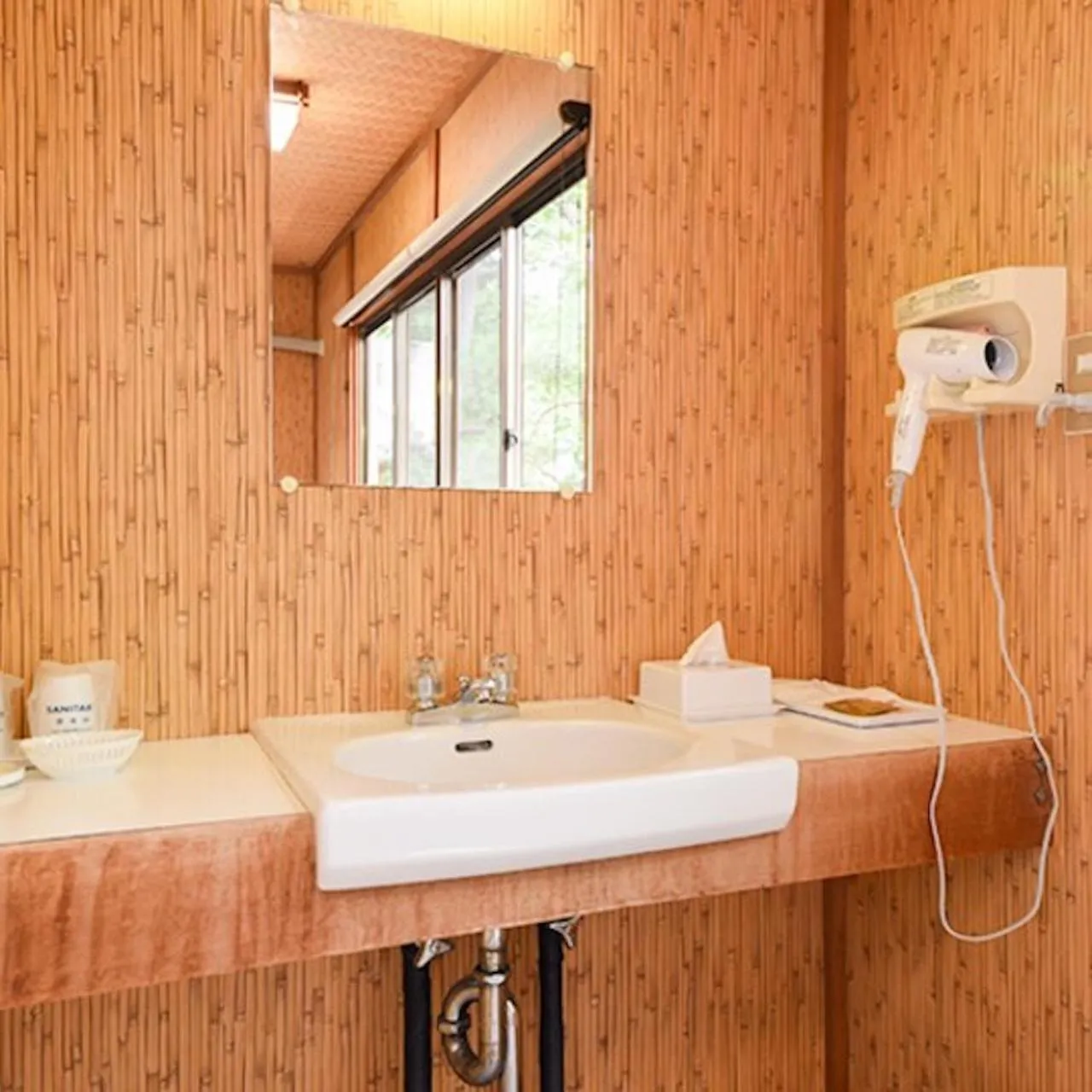 Bathroom in ELE Hotel Onsen Ryokufutei