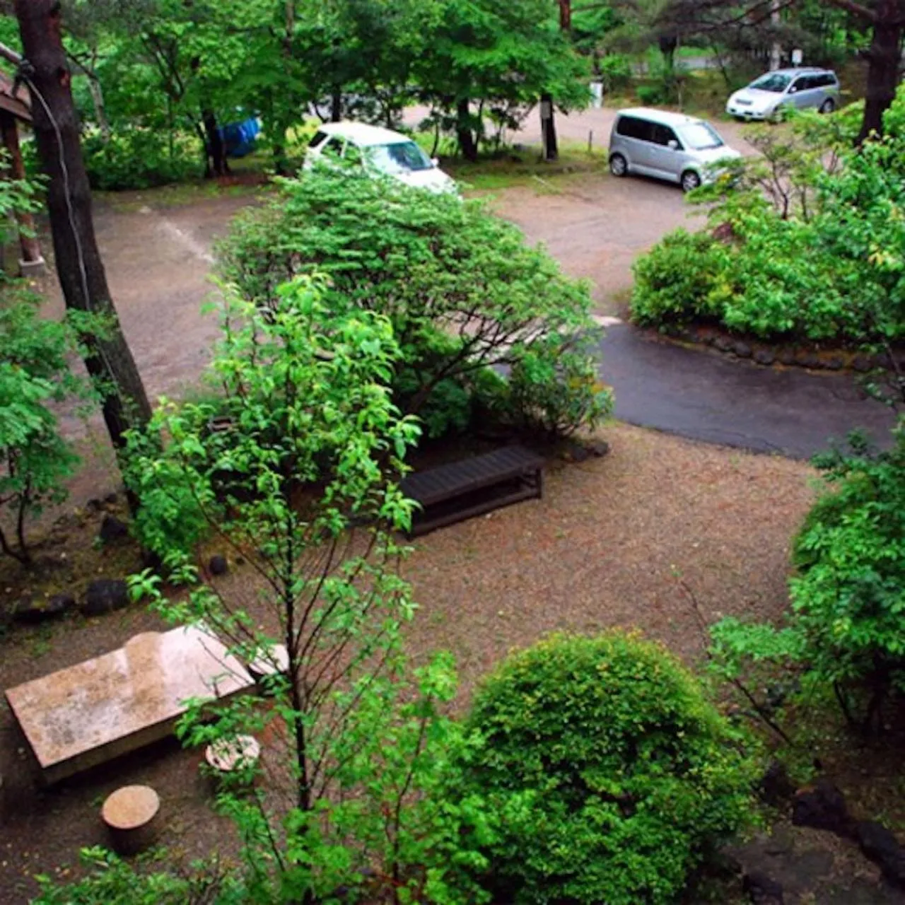 Garden view in ELE Hotel Onsen Ryokufutei