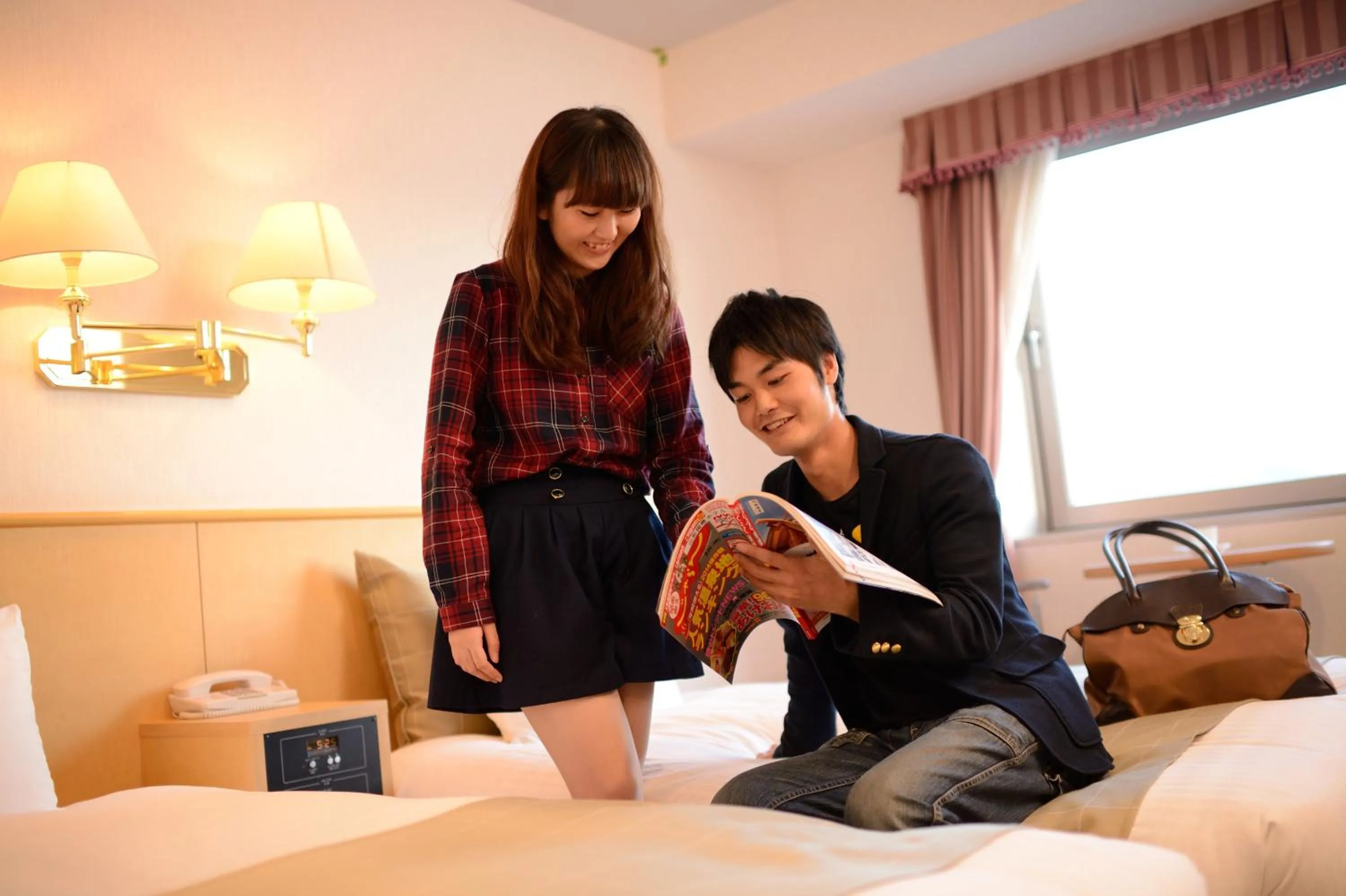 Day, Bed in Yamagata Kokusai Hotel