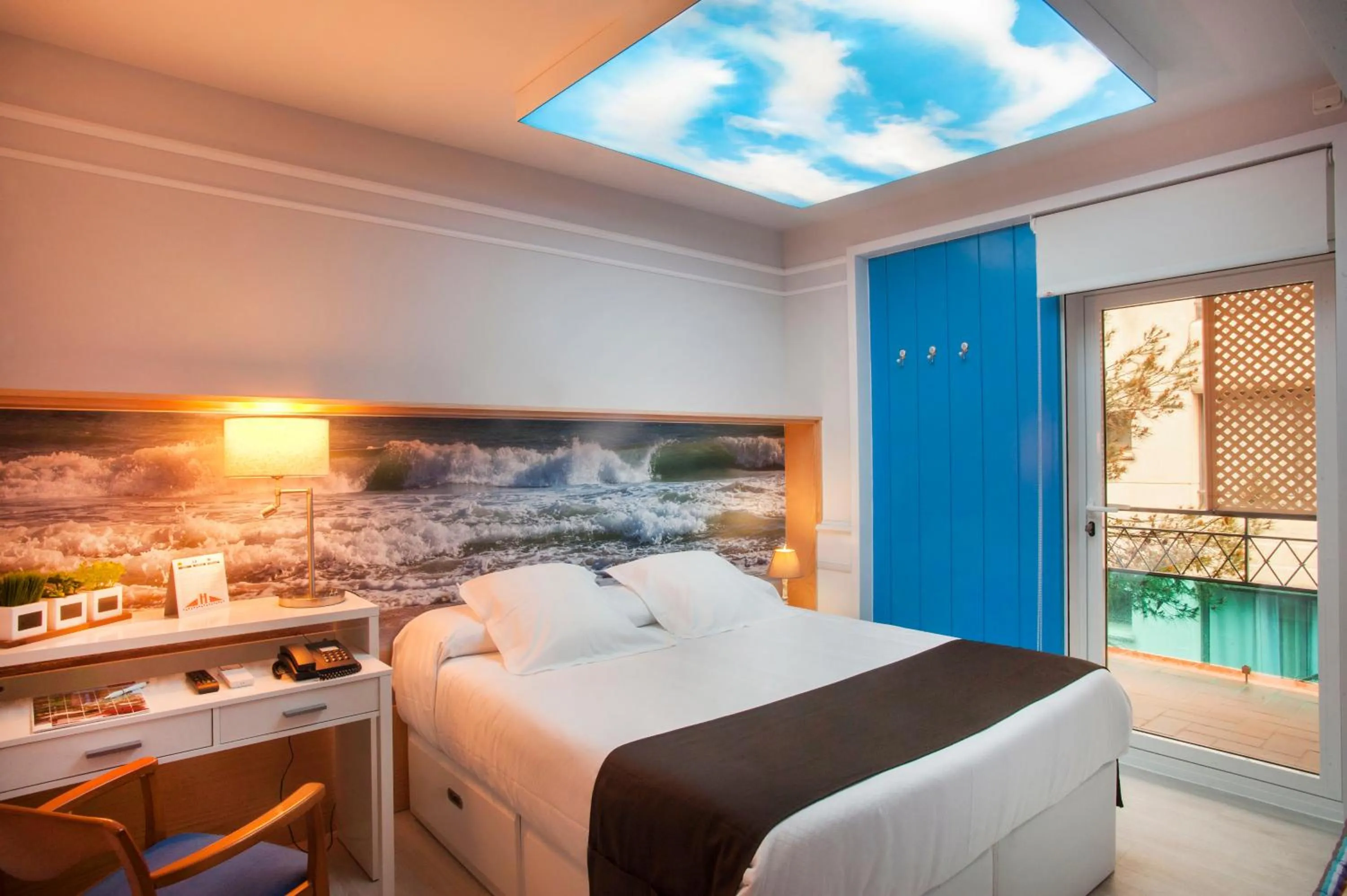 Bed in Hotel Ribes Roges