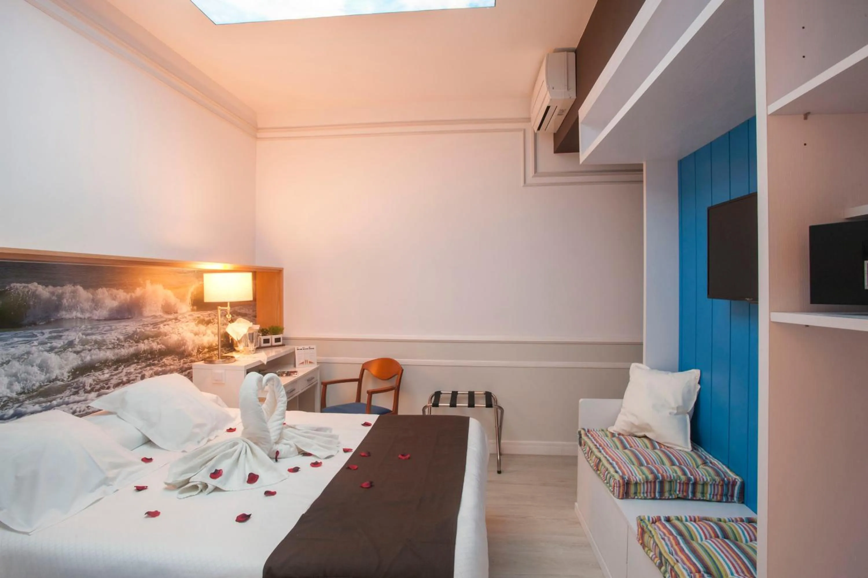 Bed in Hotel Ribes Roges