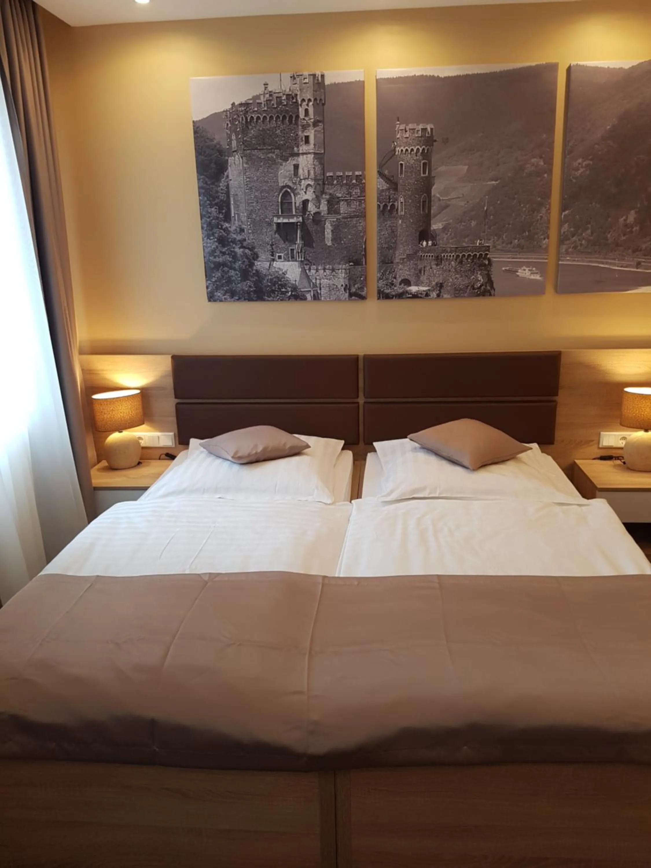 Photo of the whole room, Bed in Hotel Haus Büderich