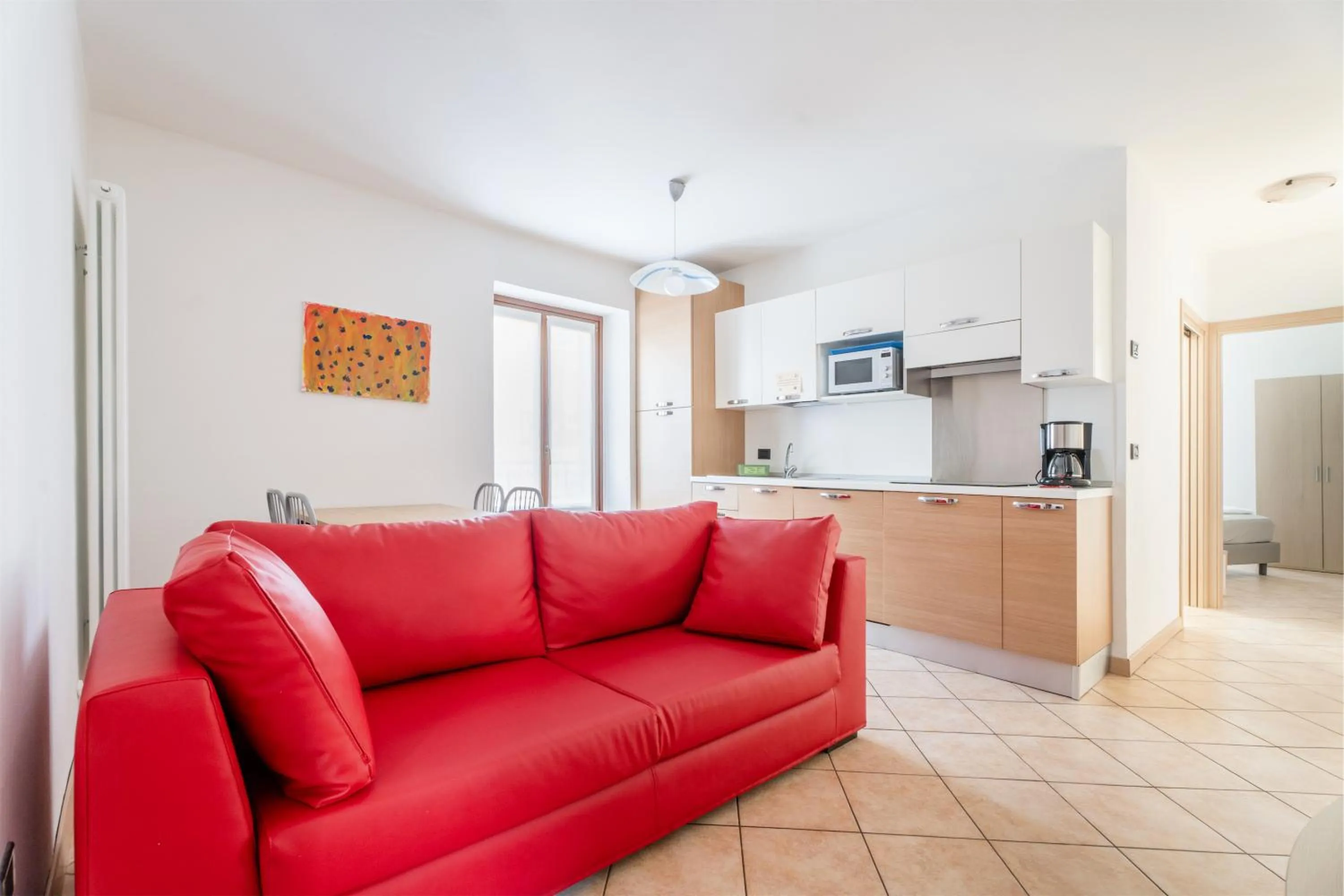 Kitchen or kitchenette in Residence Villa degli Aranci