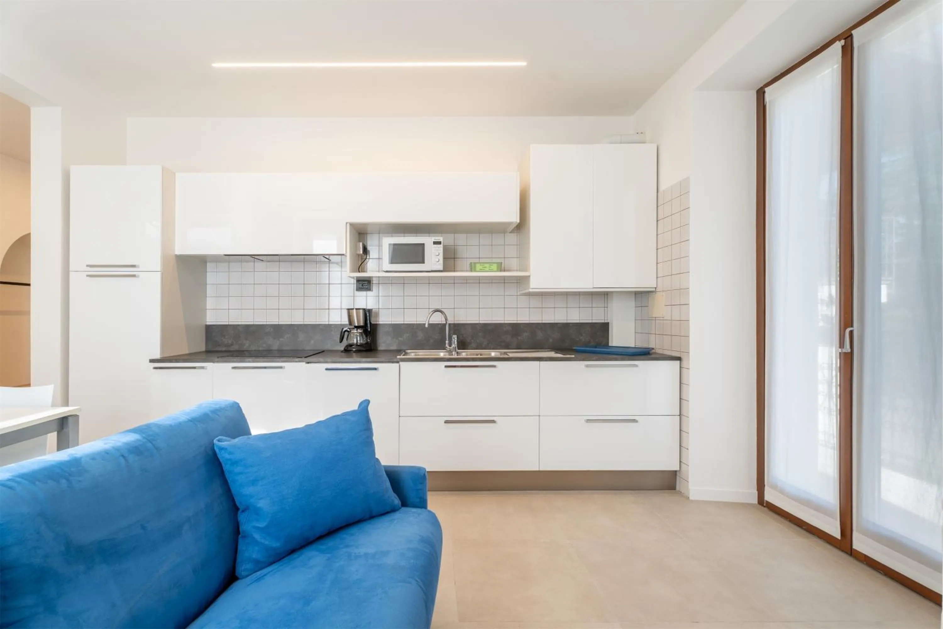 Kitchen or kitchenette in Residence Villa degli Aranci