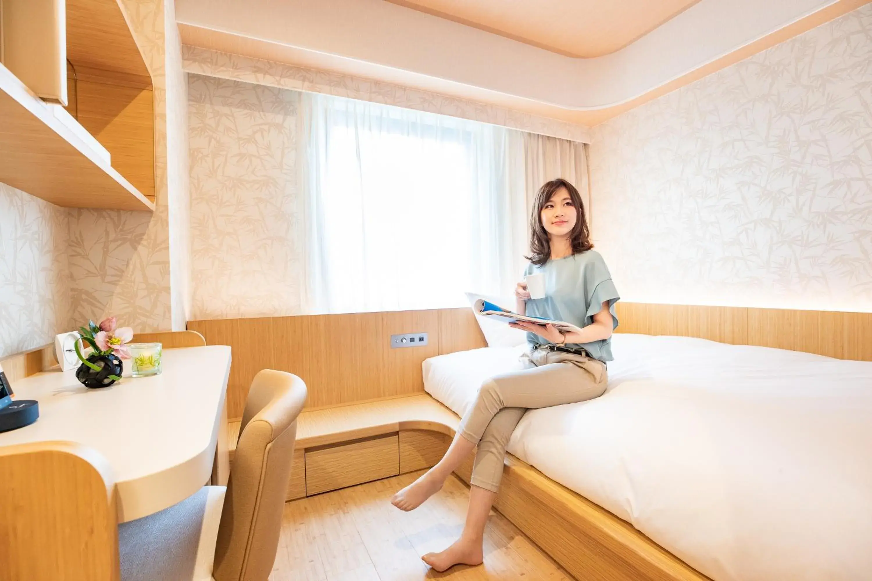 Female Only - single occupancy - Standard Double Room in Daiwa Roynet Hotel Nagoya Fushimi Female Only - single occupancy - Standard Double Room in Daiwa Roynet Hotel Nagoya Fushimi