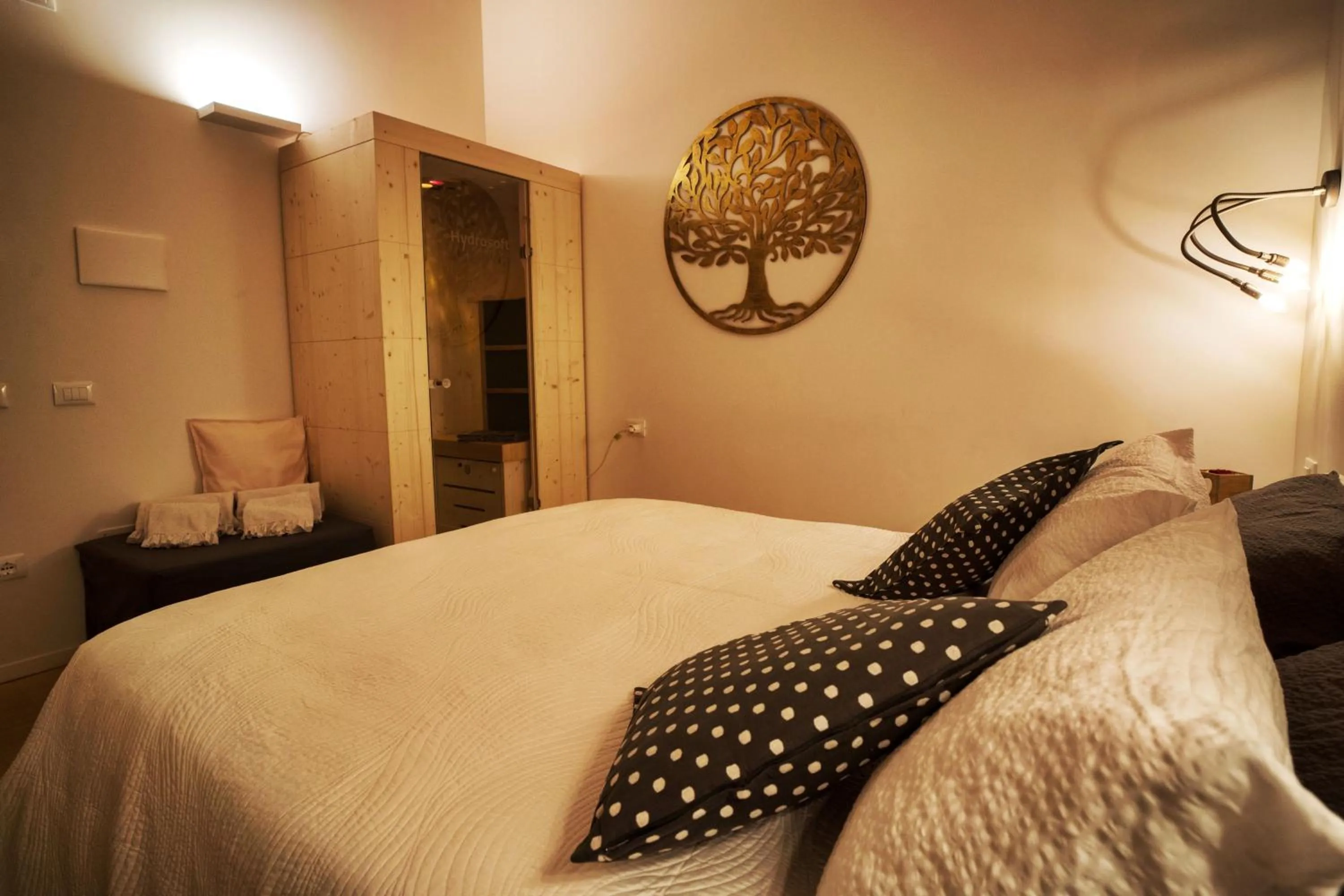 Sauna, Bed in Maso al Sole Agriturismo