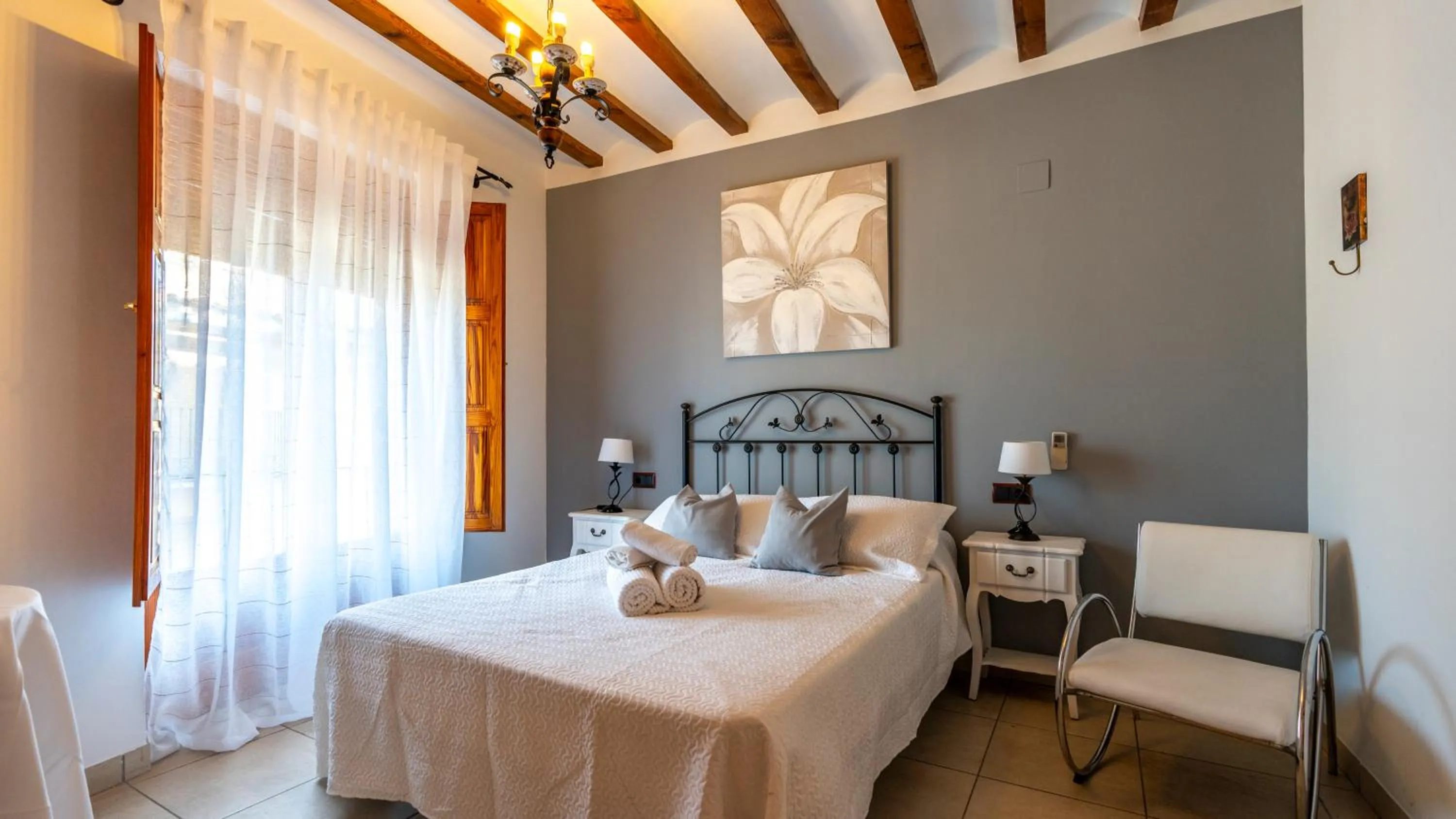 Bed in Hotel El Rullo