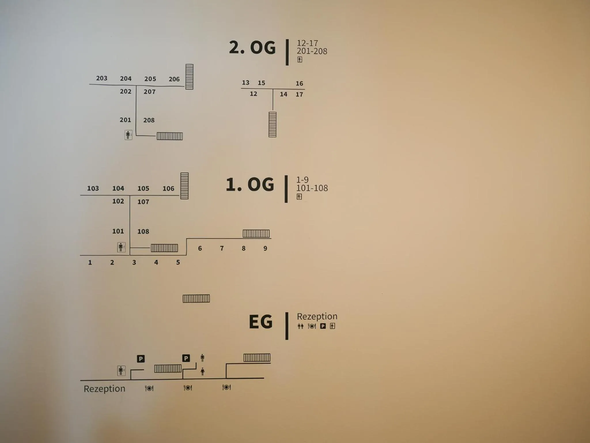 Decorative detail in Hotel Linde-Sinohaus