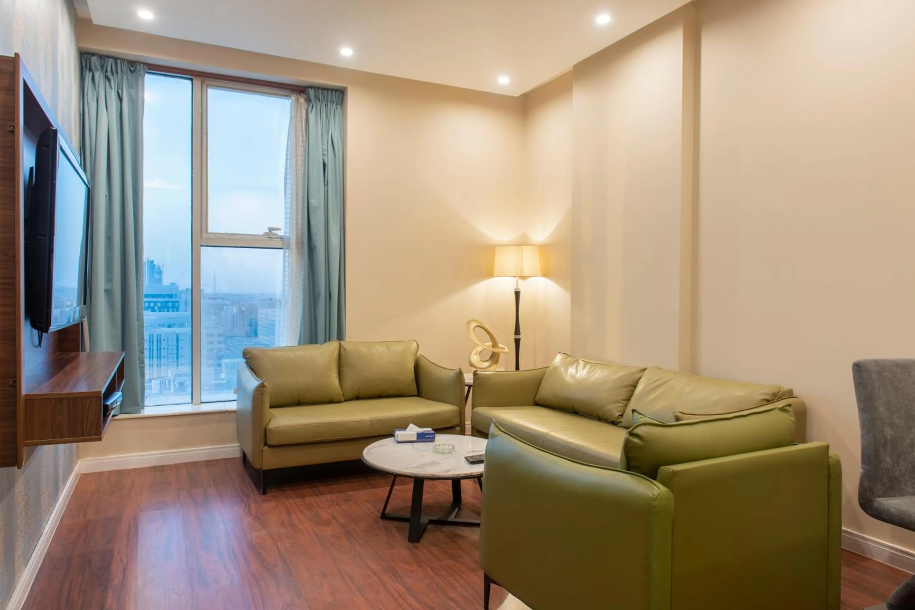 Seating area in Hyatt Buyutat Serviced Apartments