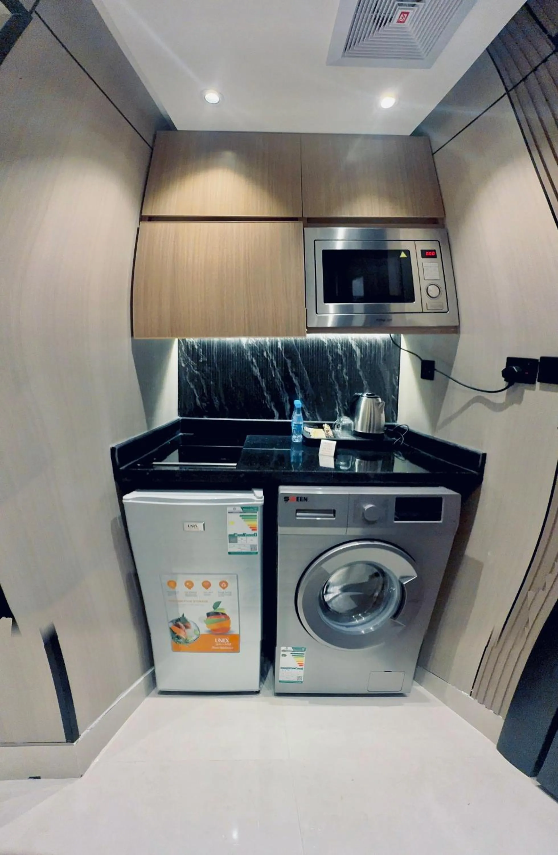 Kitchen or kitchenette in Hyatt Buyutat Serviced Apartments