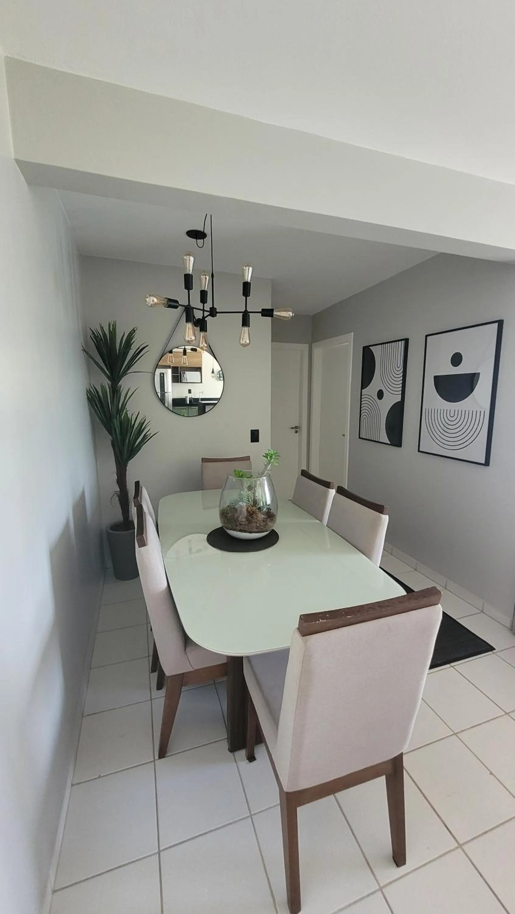 Dining area in Apto na Quadra do Mar e Vista para o Rio