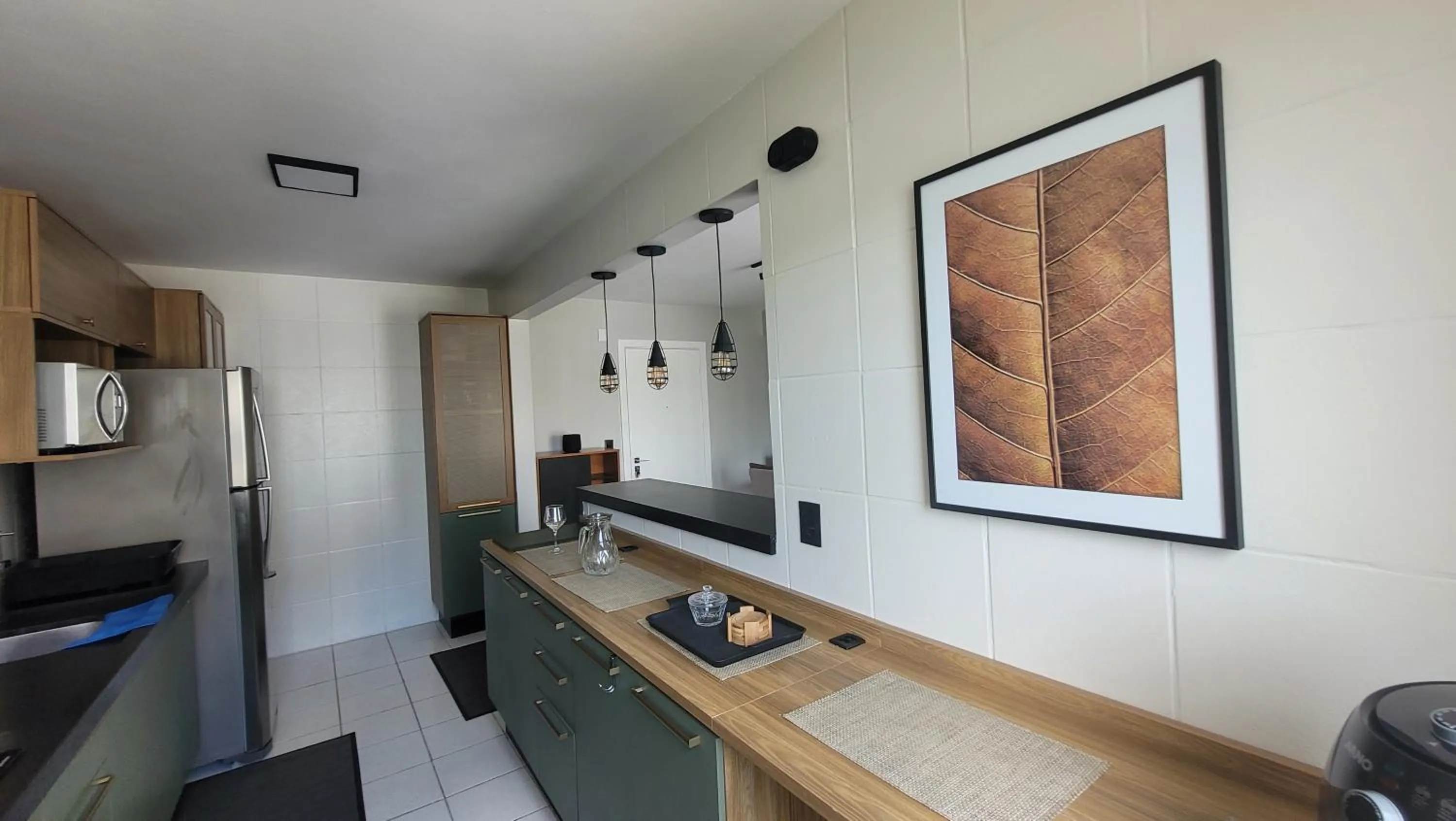 Dining area in Apto na Quadra do Mar e Vista para o Rio