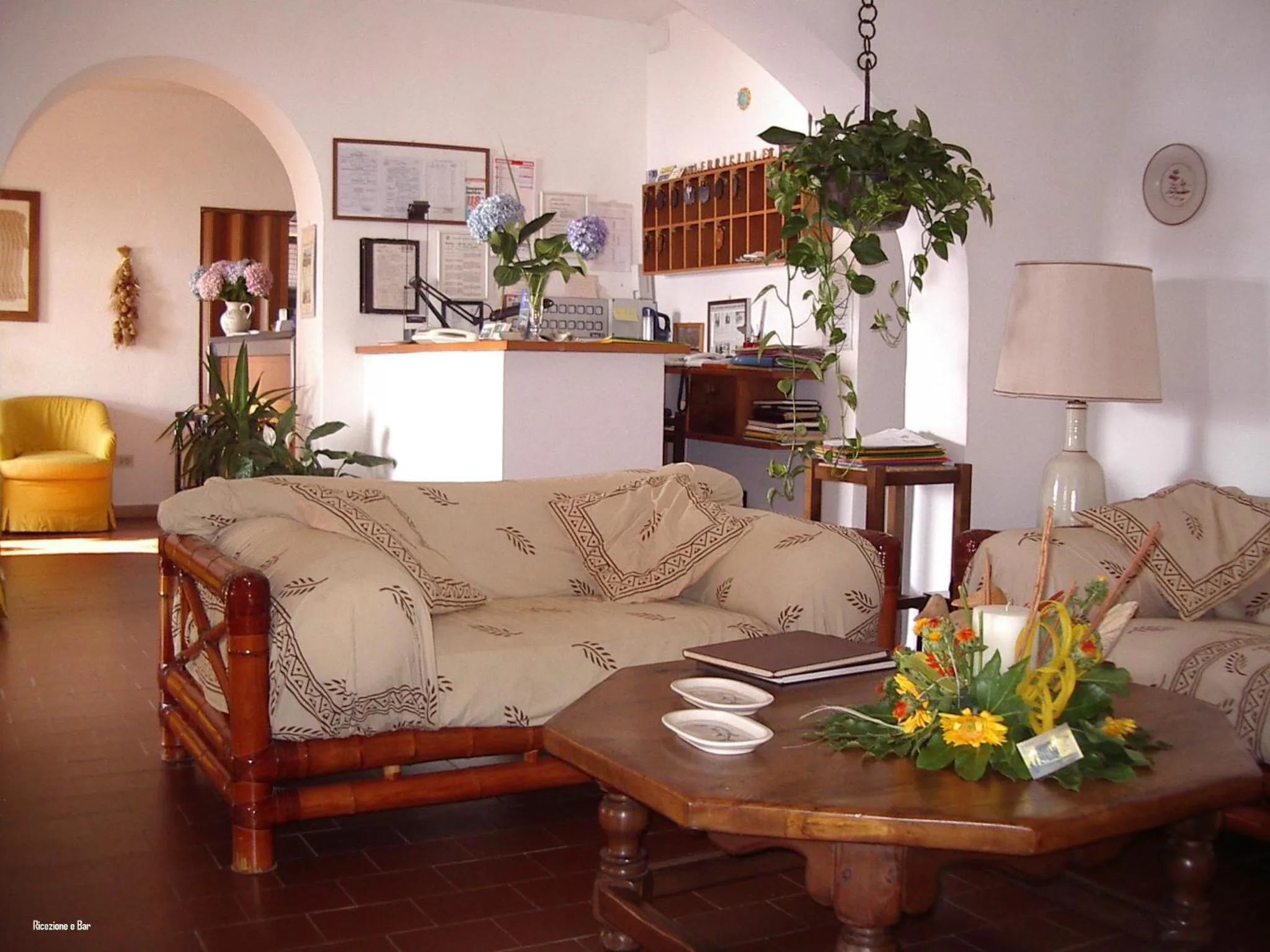 Lobby or reception in Albergo Le Briciole
