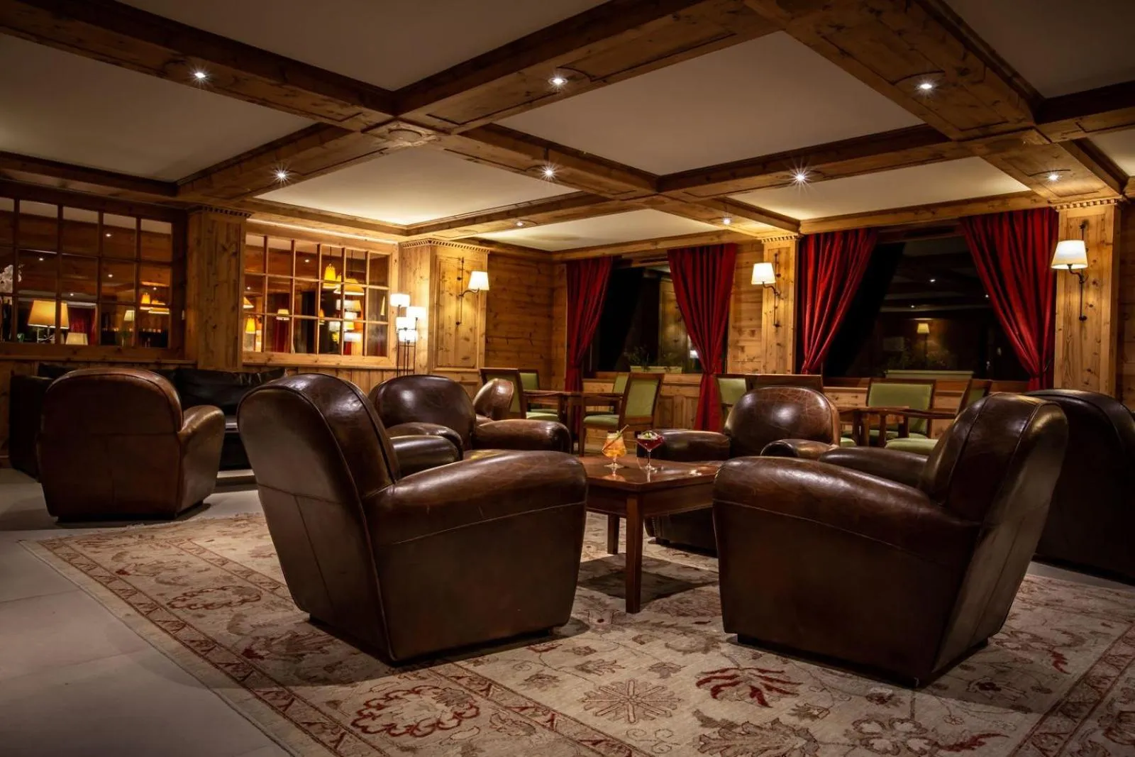 Living room in Hôtel Champs Fleuris Morzine