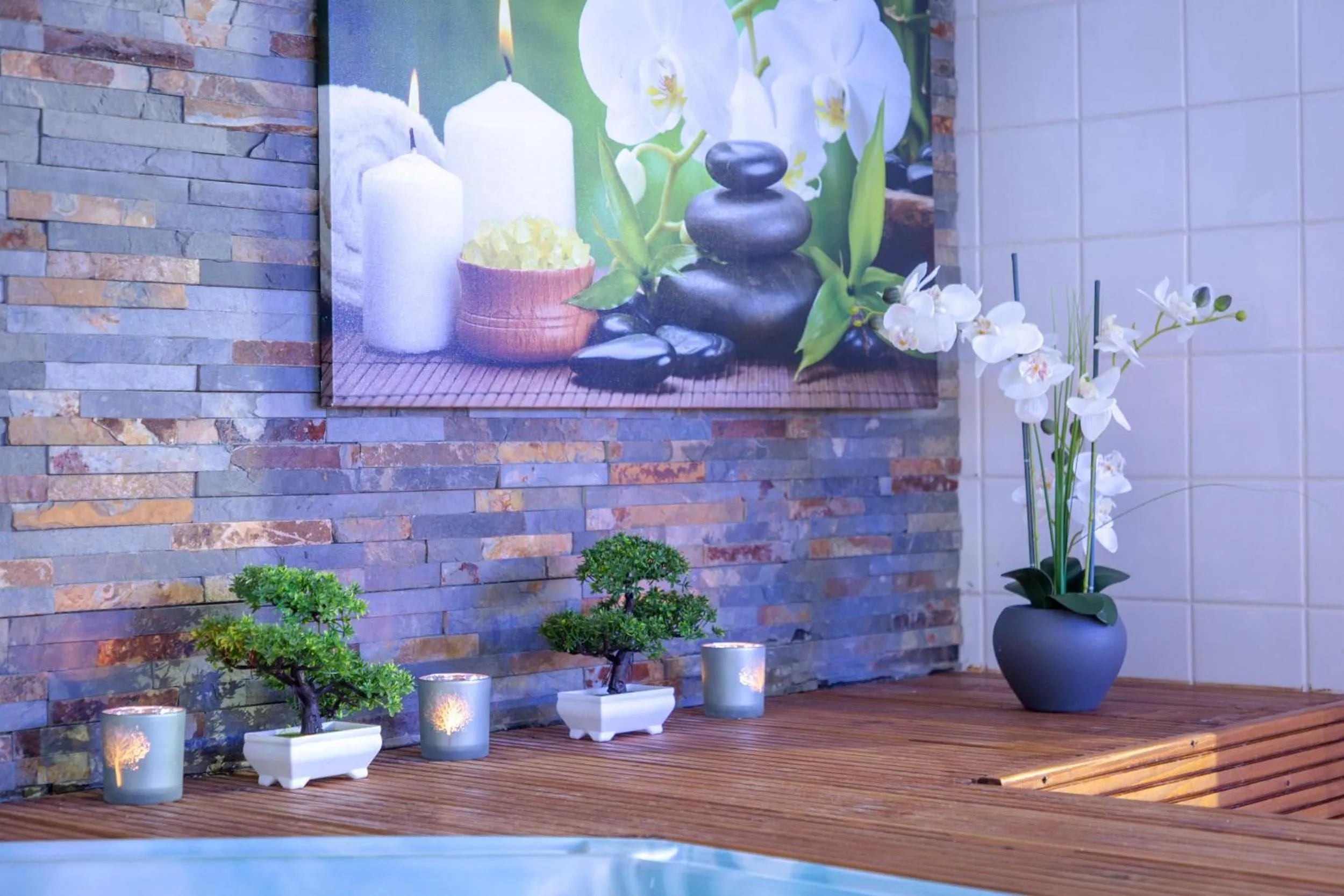 Spa and wellness centre/facilities in Les Pins Blancs en Provence