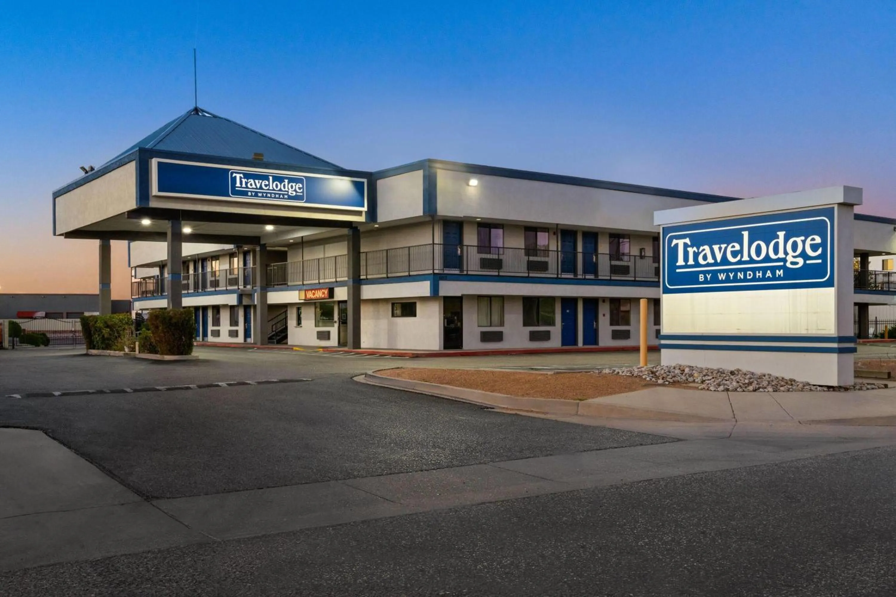 Property building in Travelodge by Wyndham Albuquerque West