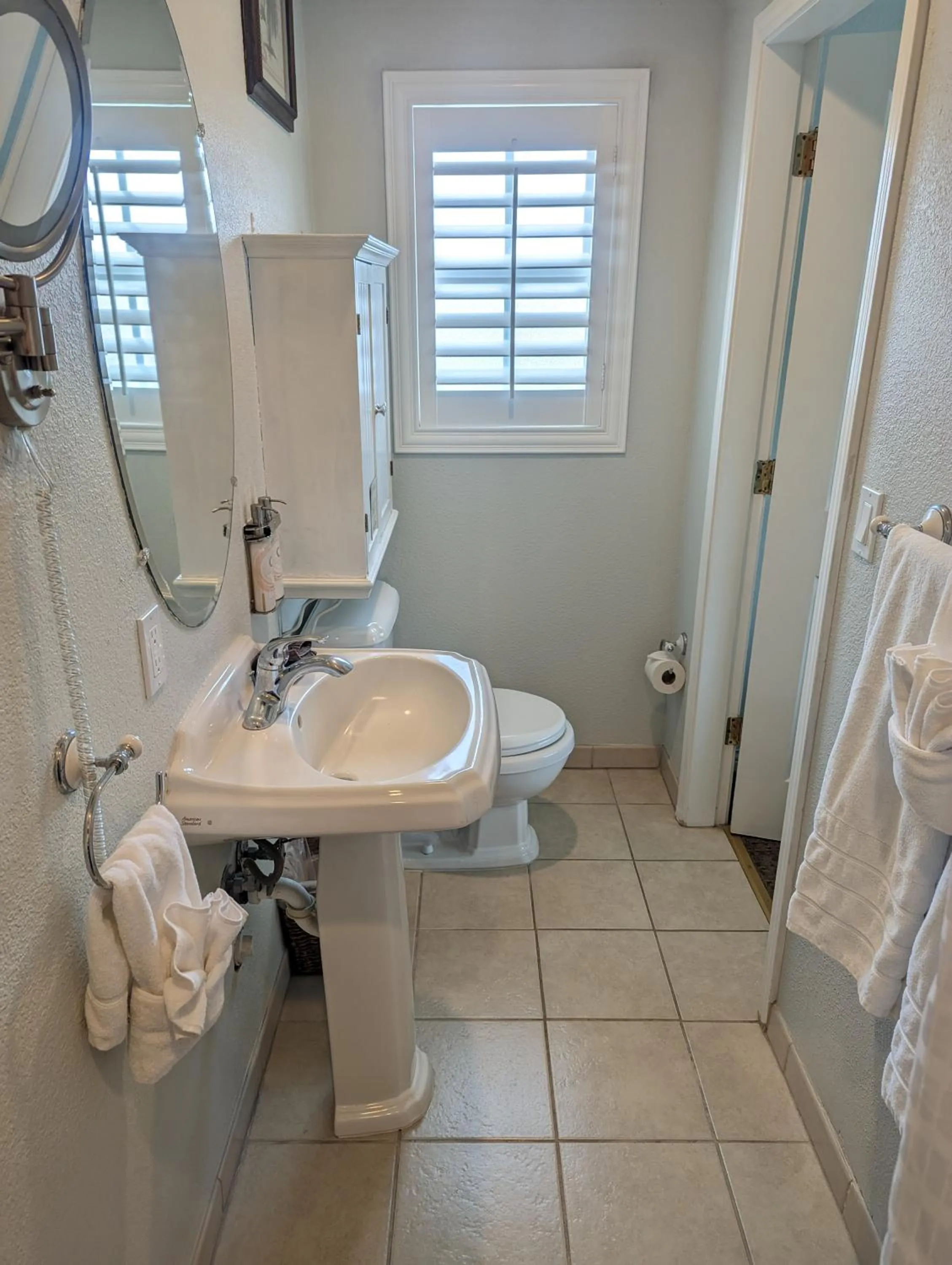 Toilet in Capitola Hotel