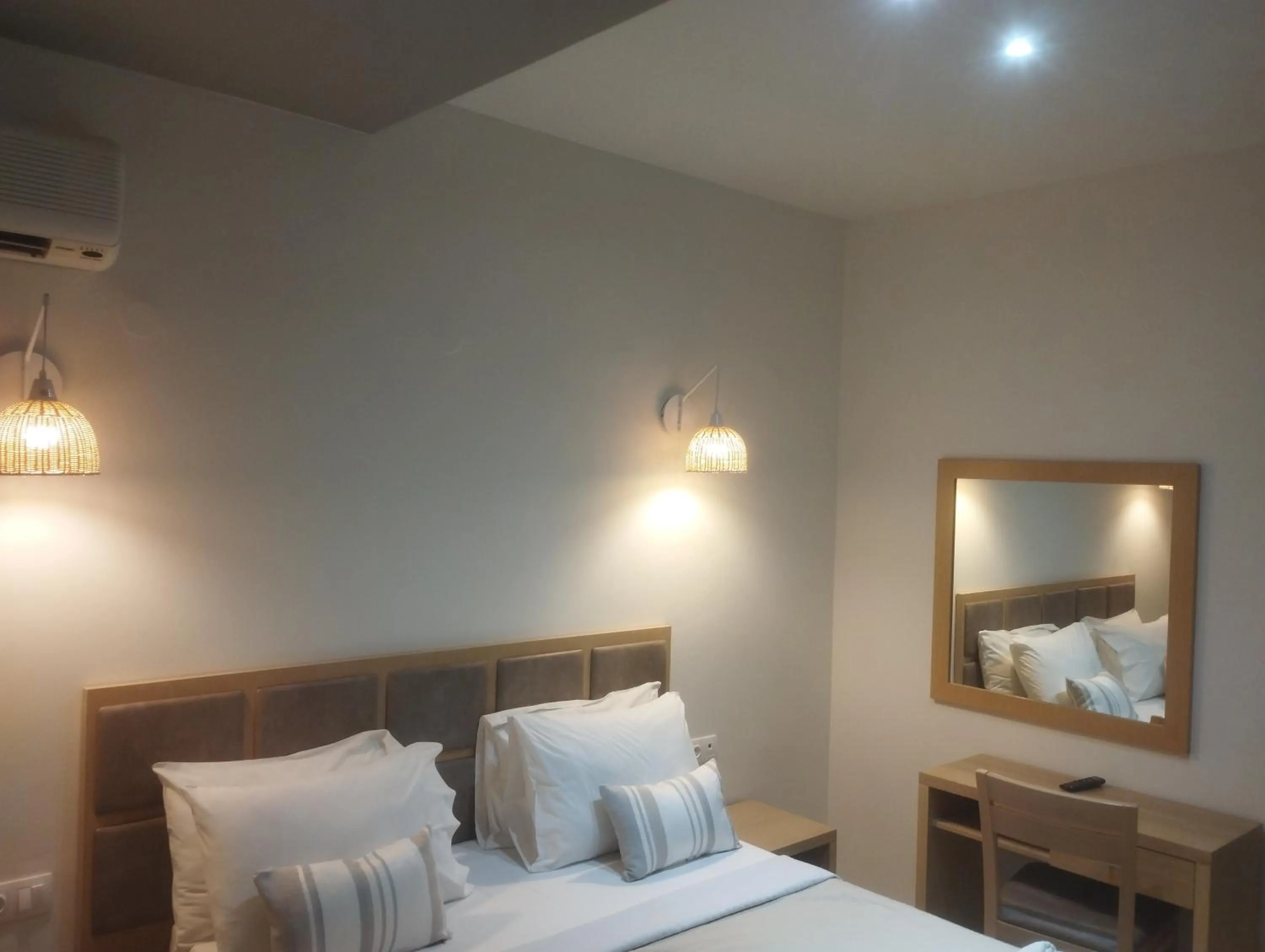 Bed in Thassos Hotel