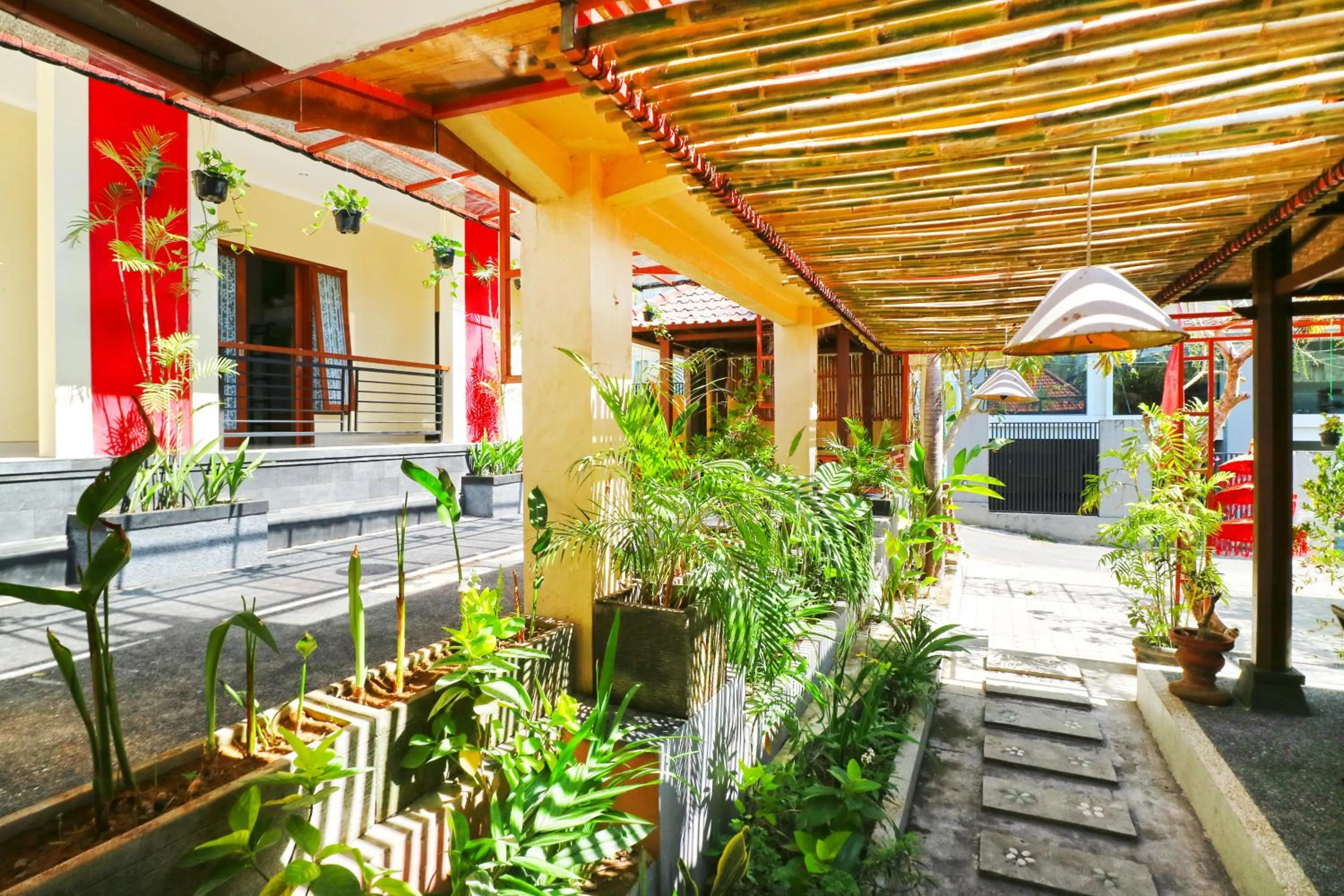 Facade/entrance in Taste of Bali Hostel