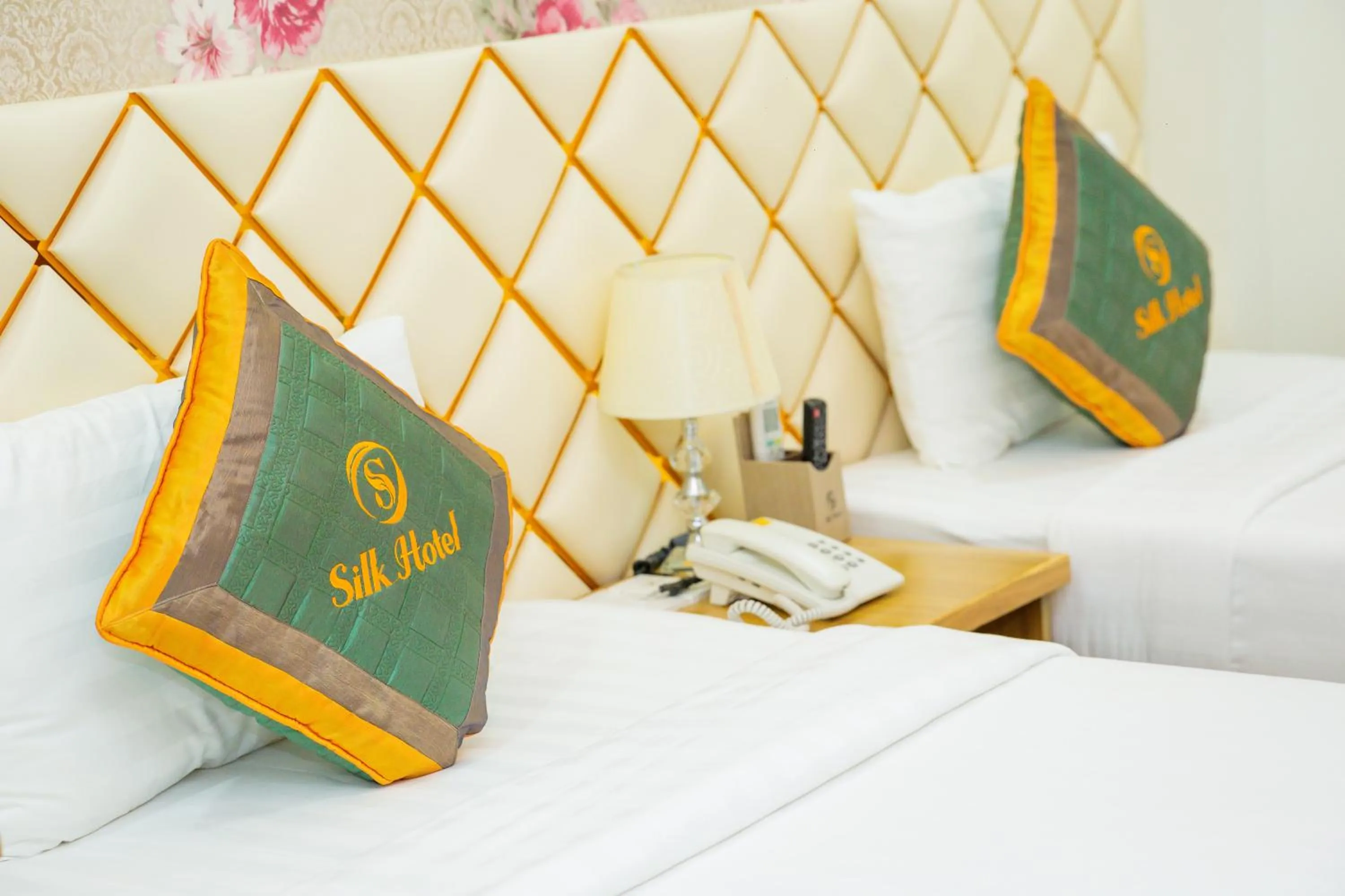 Bed in Silk Hotel near Tan Son Nhat Airport