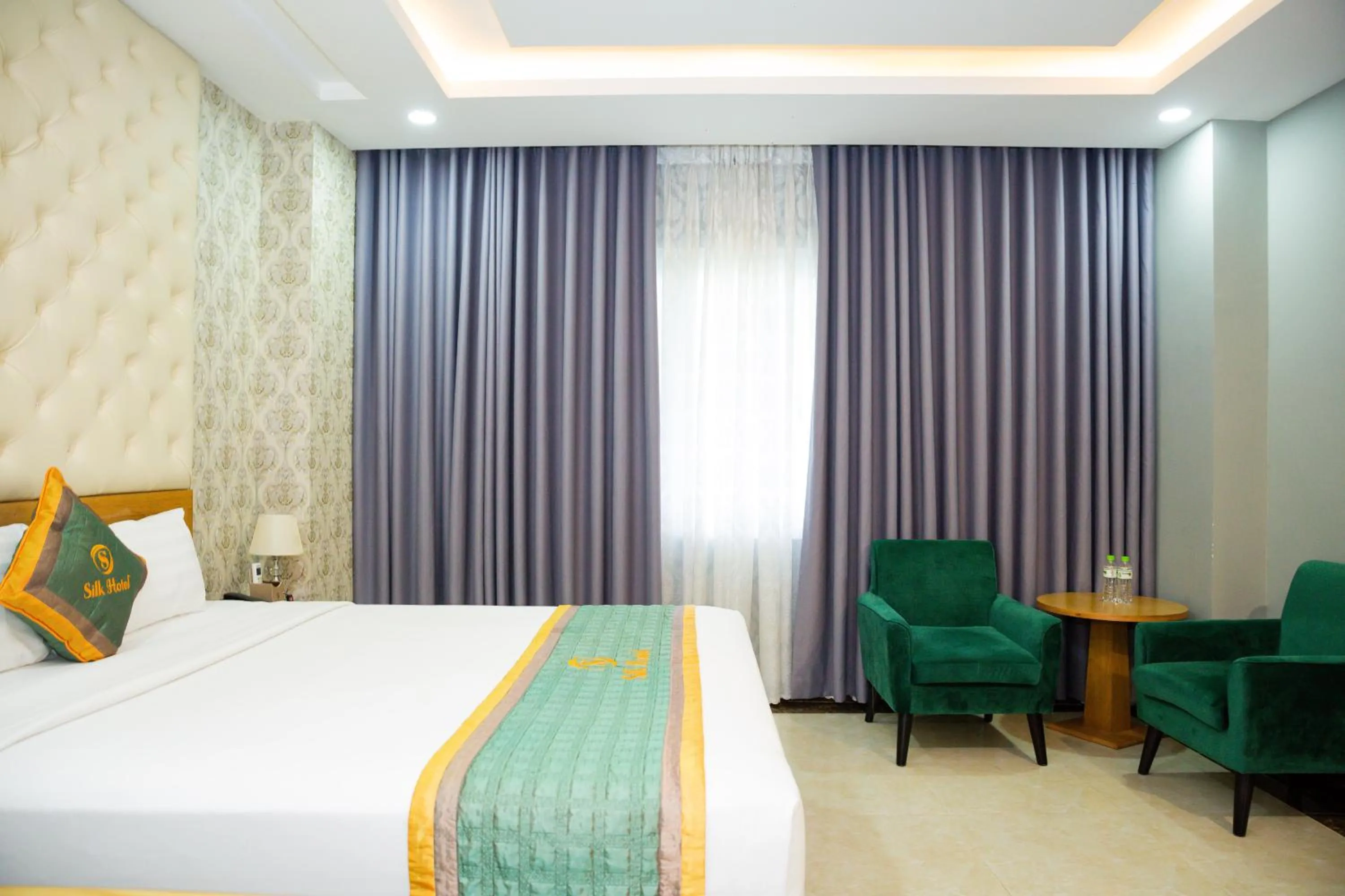 Bed in Silk Hotel near Tan Son Nhat Airport