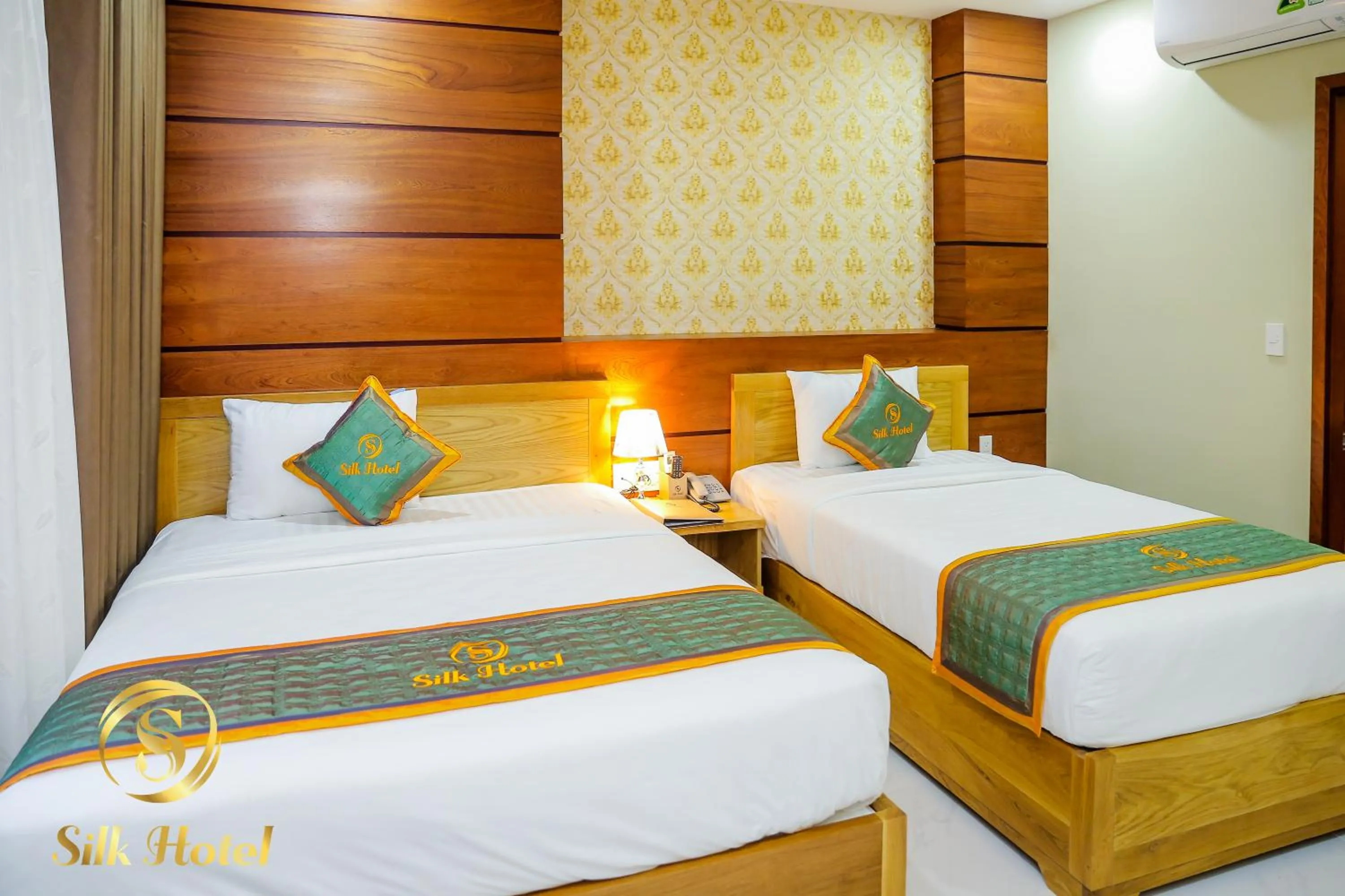 Bed in Silk Hotel near Tan Son Nhat Airport