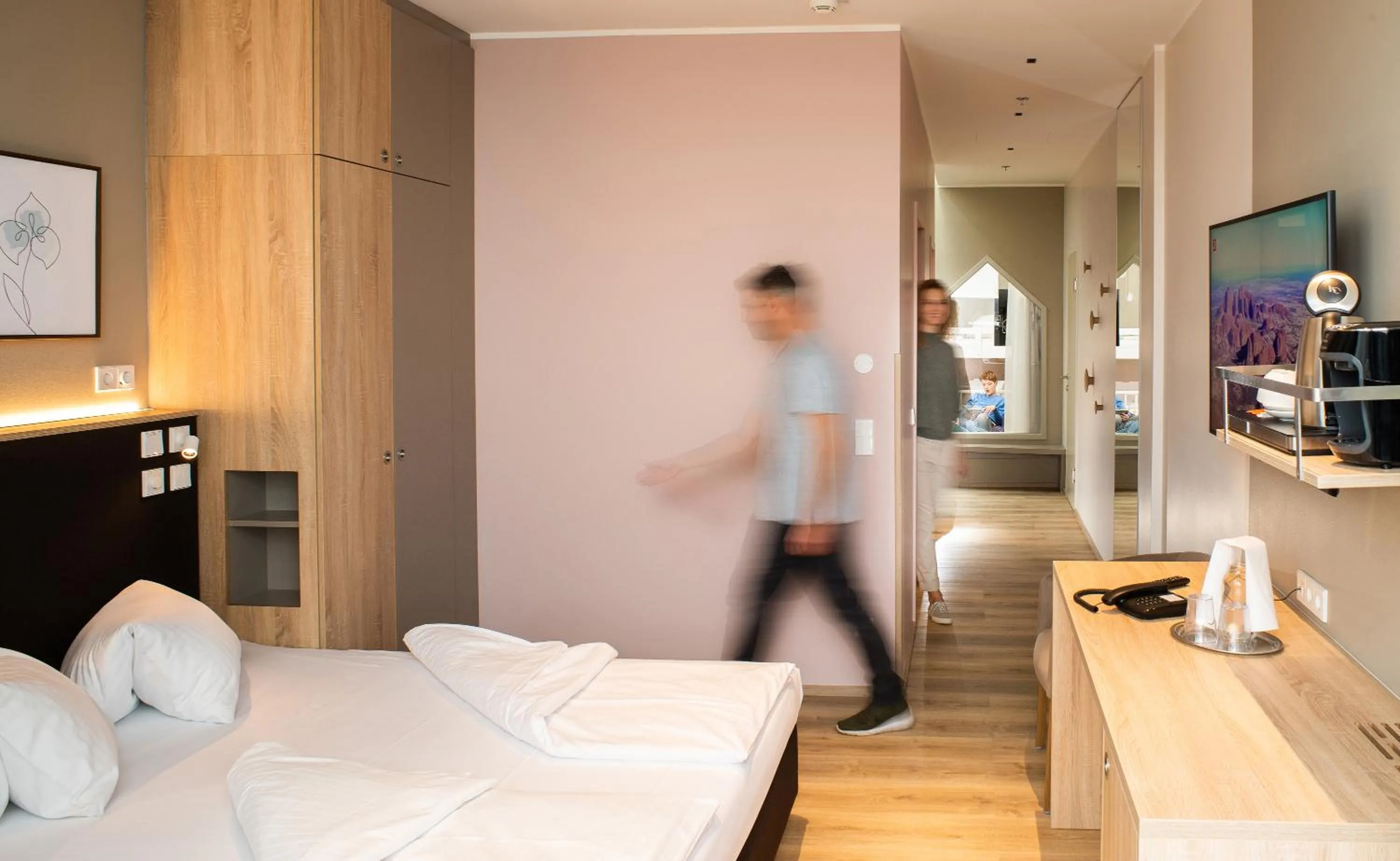 Photo of the whole room, Bed in Hotel Sonnenpark & Therme included - auch am An- & Abreisetag!