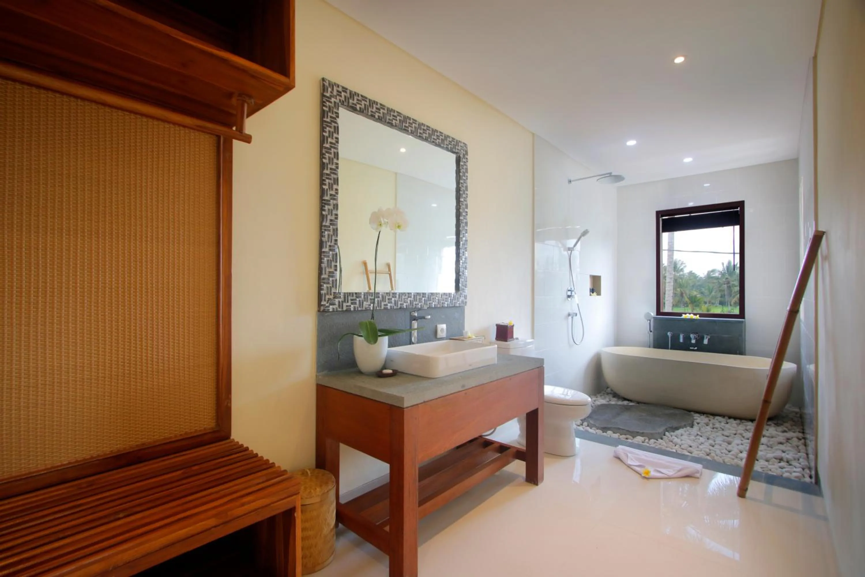 Bathroom in DLobong Suites Ubud