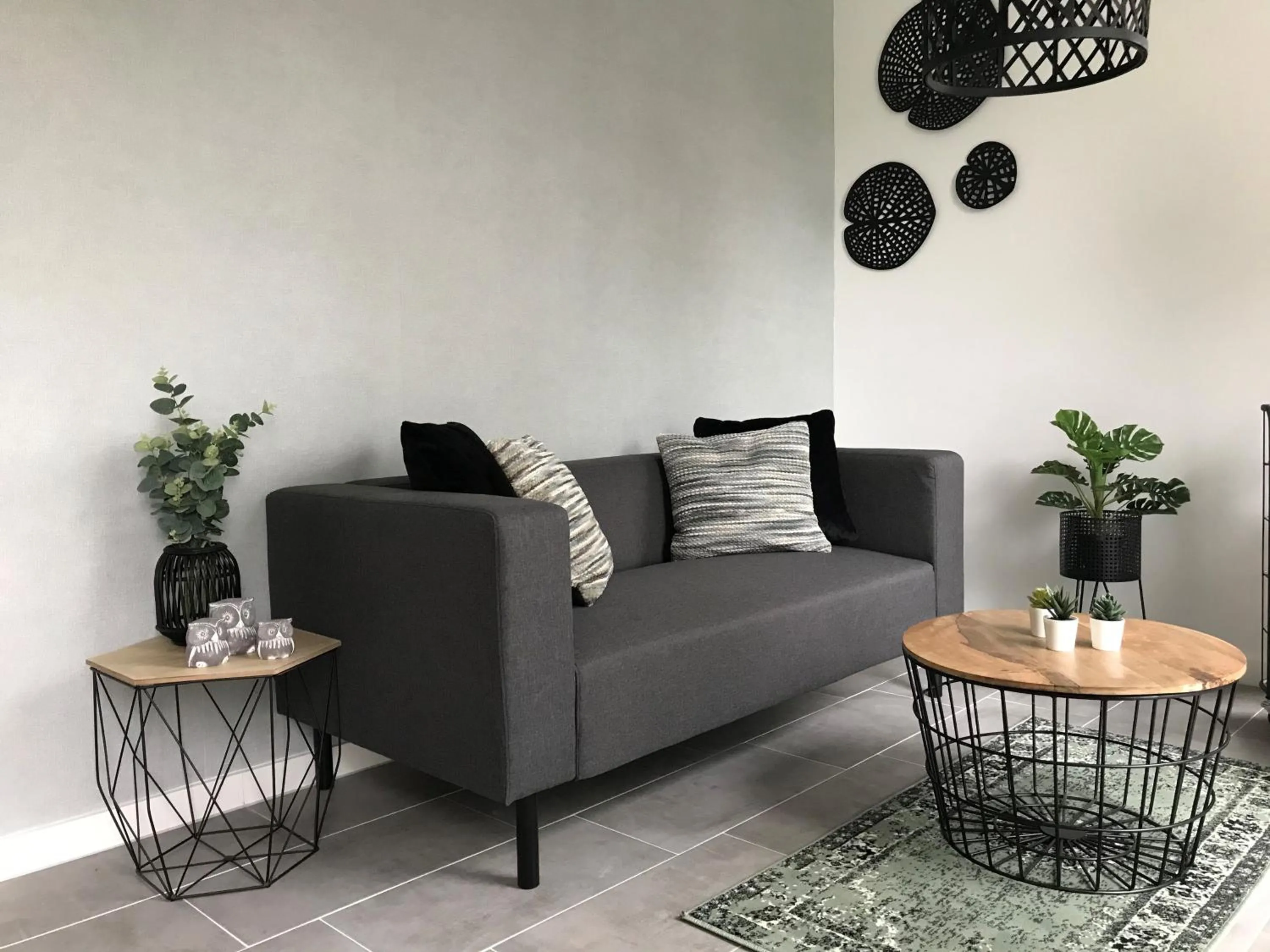 Seating area in Gastenverblijf Rodenburg