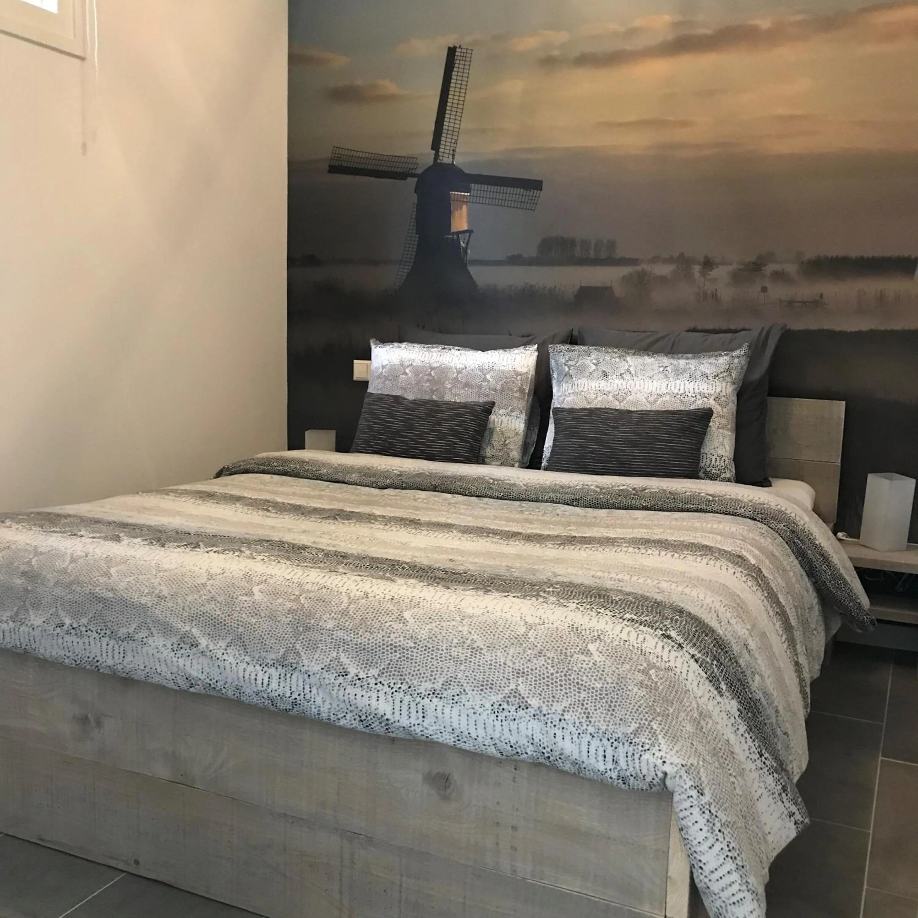 Bedroom, Bed in Gastenverblijf Rodenburg