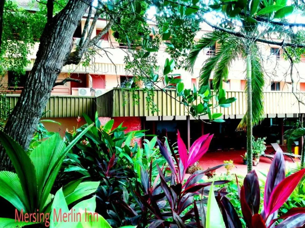 Garden view in Mersing Merlin Inn