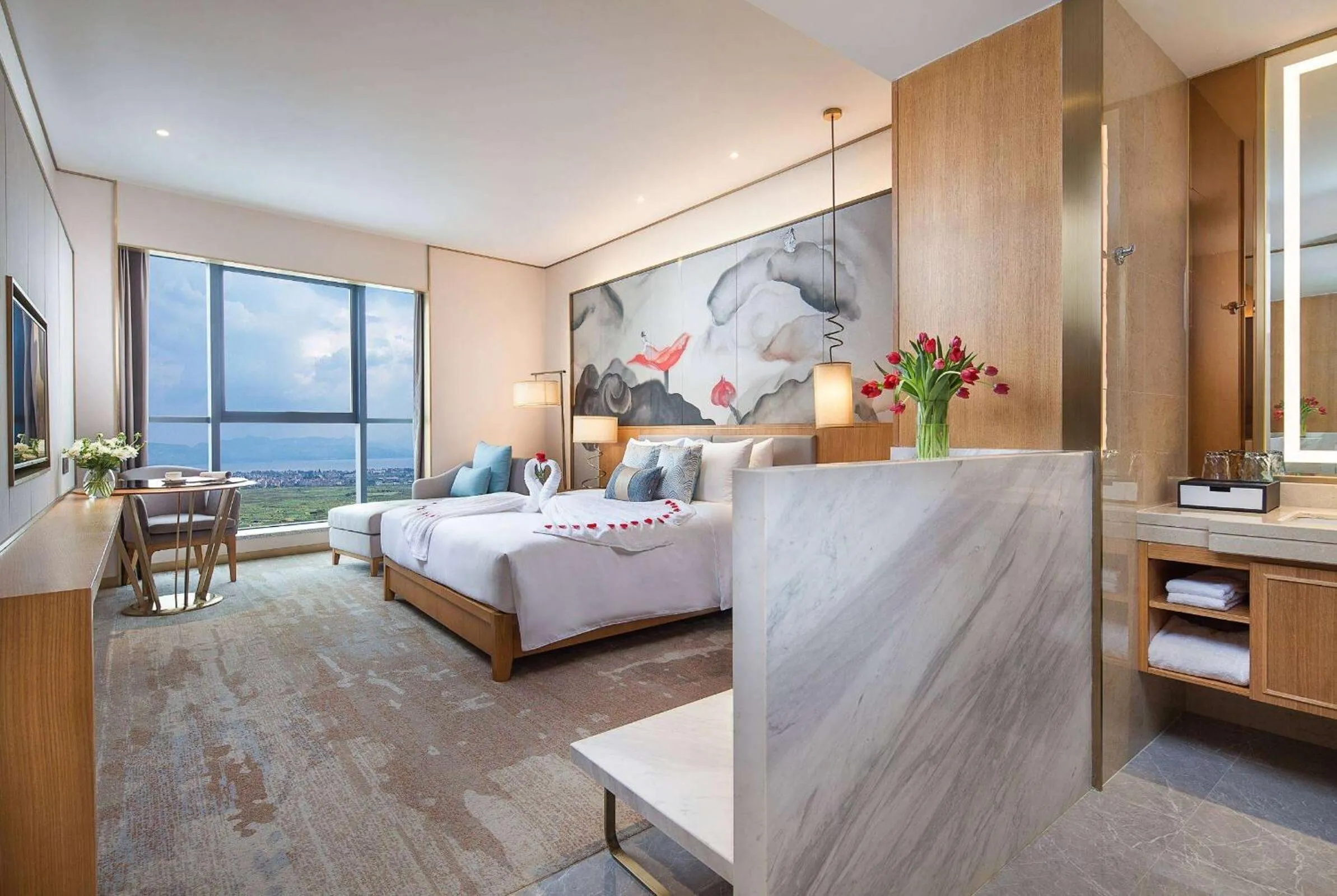 Photo of the whole room in Ramada Plaza Fuxian Lake