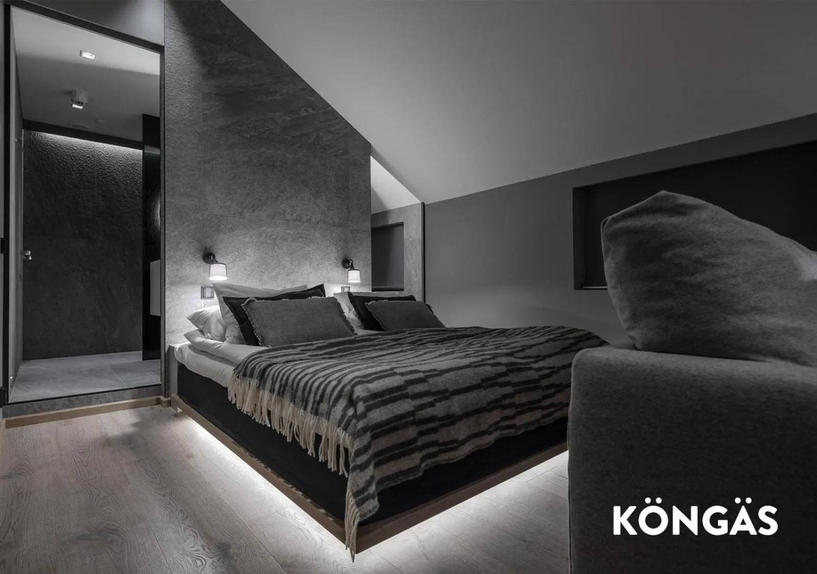 Bed in HAAWE Boutique Apart Hotel