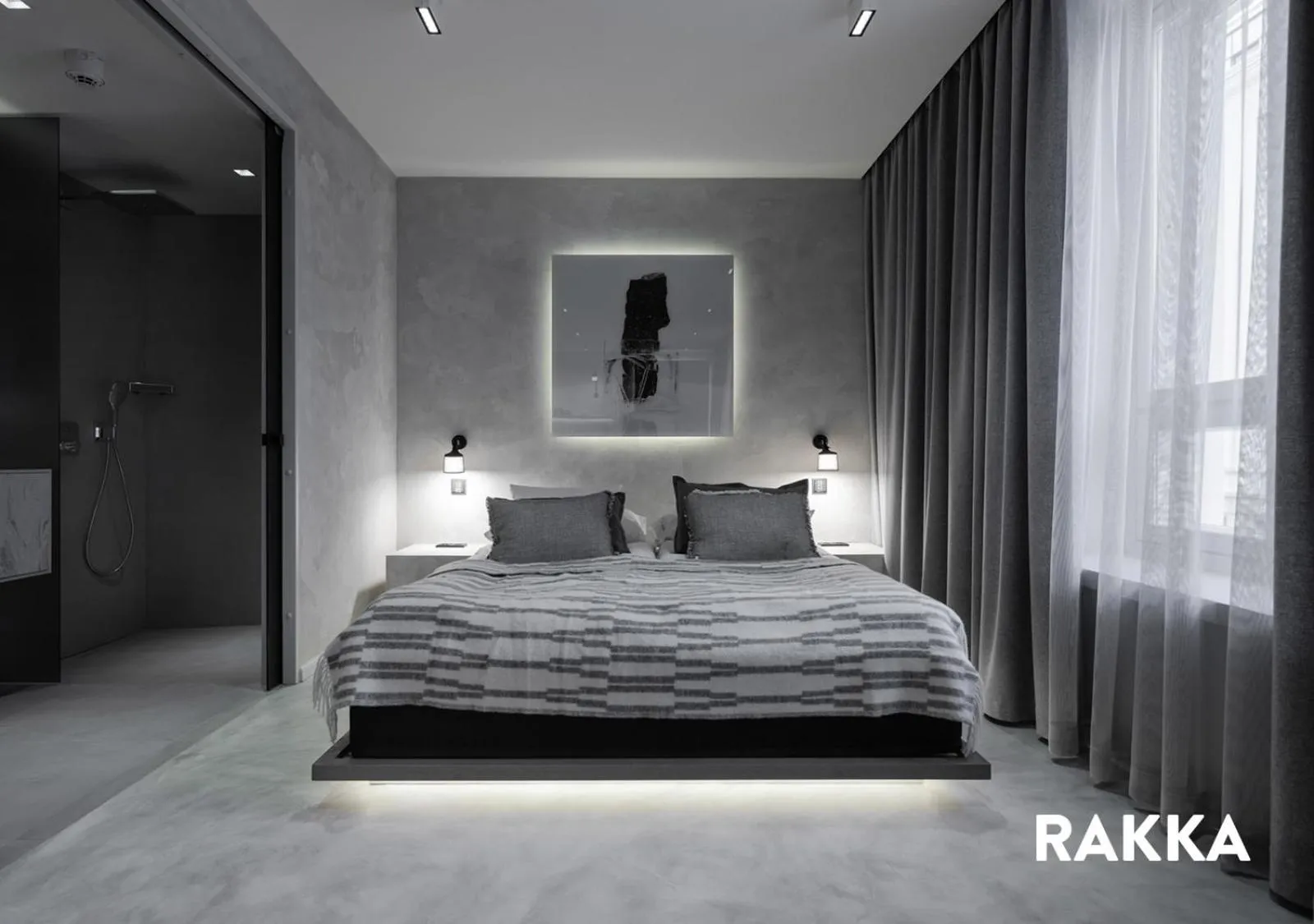 Bed in HAAWE Boutique Apart Hotel