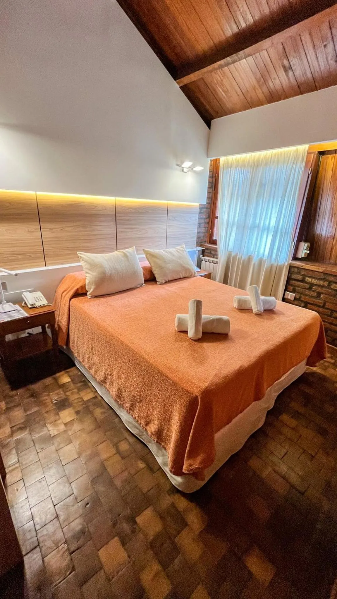 Bed in Portal del Lago Hotel