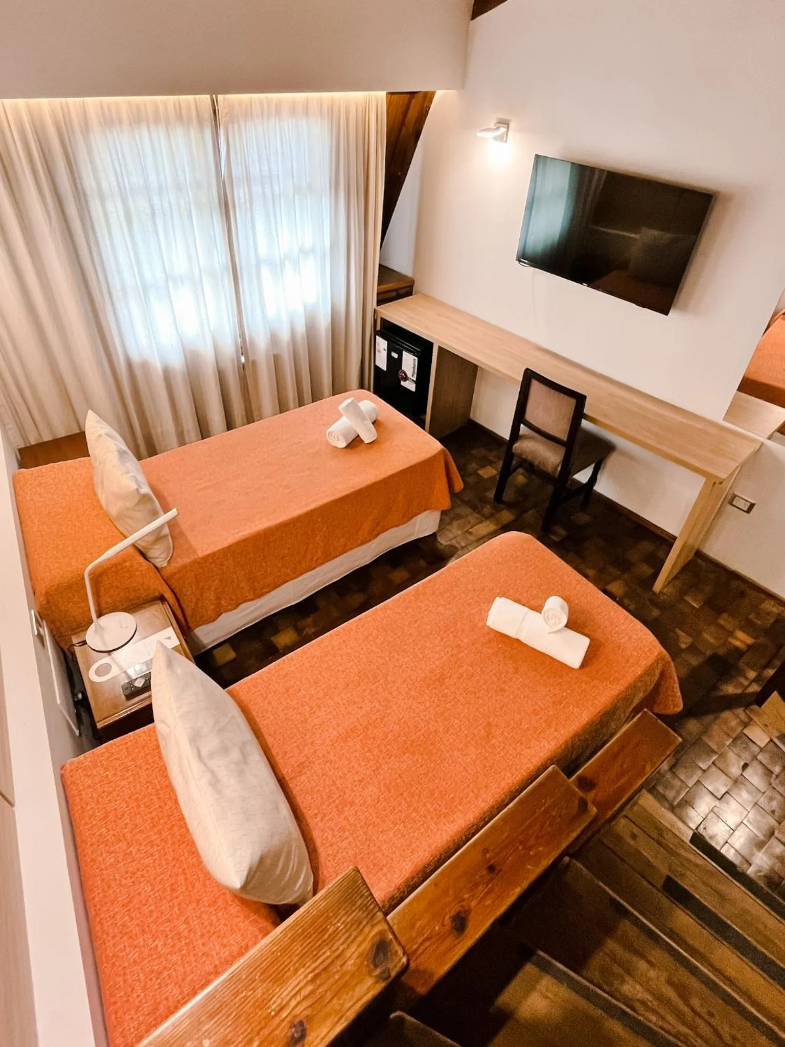 Bed in Portal del Lago Hotel