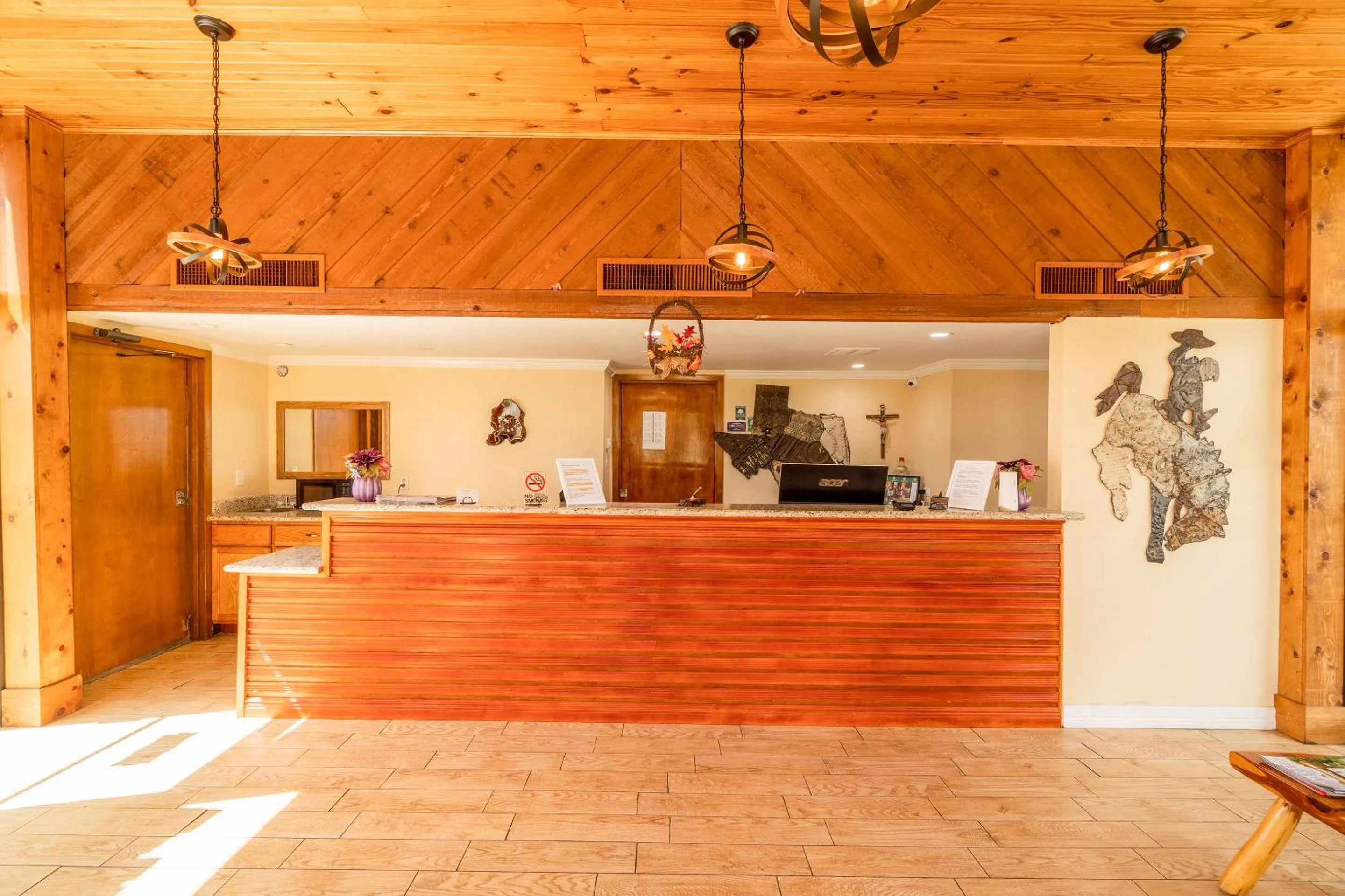Lobby or reception in River Valley Motor Inn By OYO La Grange Texas