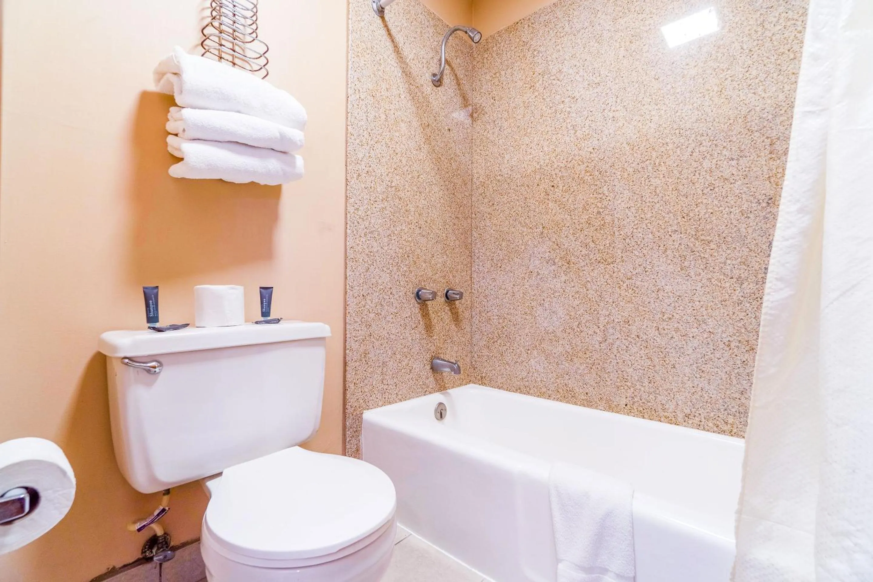 Bathroom in River Valley Motor Inn By OYO La Grange Texas